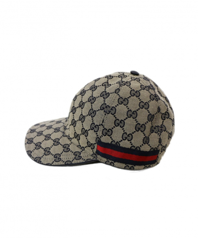 中古・古着通販】GUCCI (グッチ) ベースボールキャップ ネイビー 
