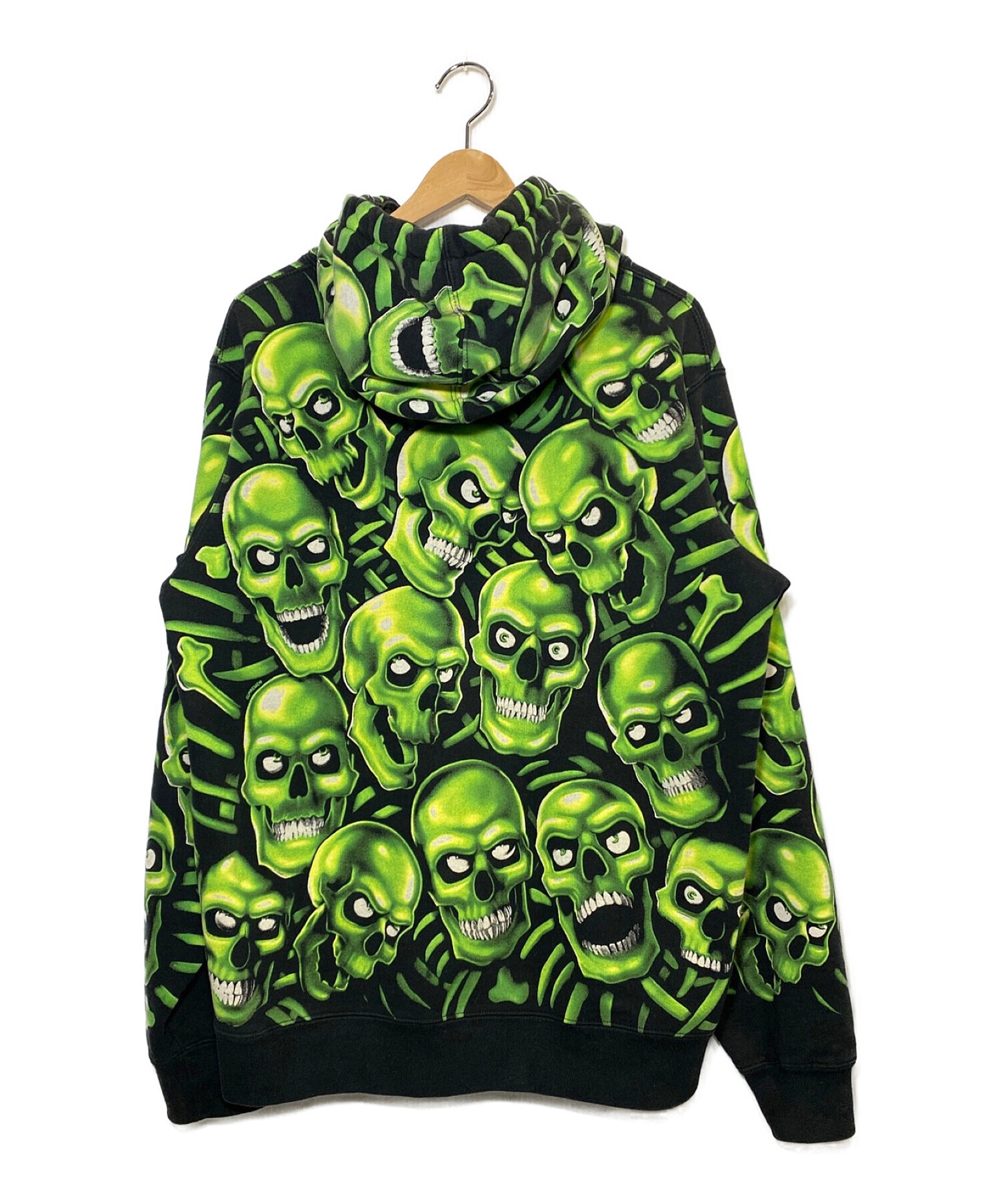 Supreme (シュプリーム) Skull Hooded Sweatshirt ブラック サイズ:M