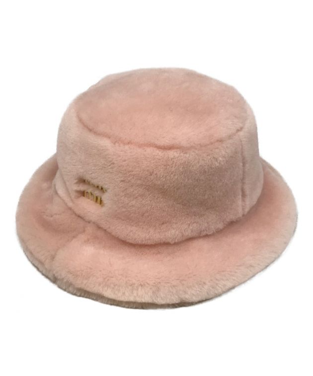 中古・古着通販】MIU MIU (ミュウミュウ) ヒアリングバケットハット 