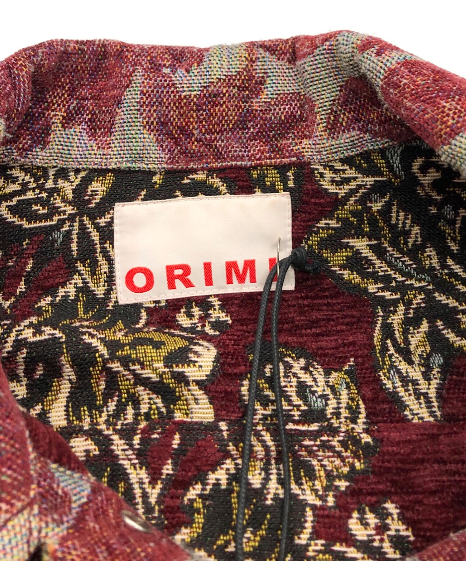 中古・古着通販】ORIMI (オリミ) ゴブランジャケット レッド サイズ:2