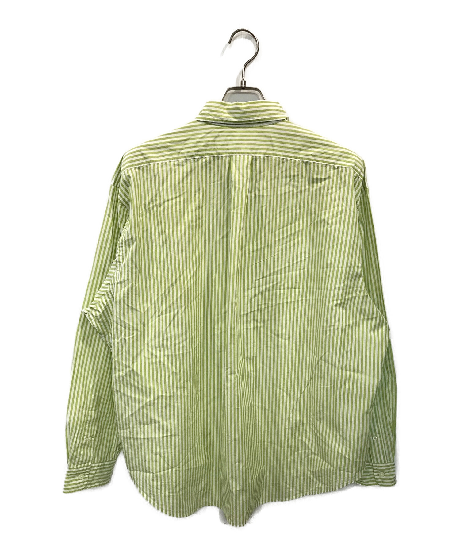 THE SHINZONE STRIPE DADDY SHIRTS グリーン