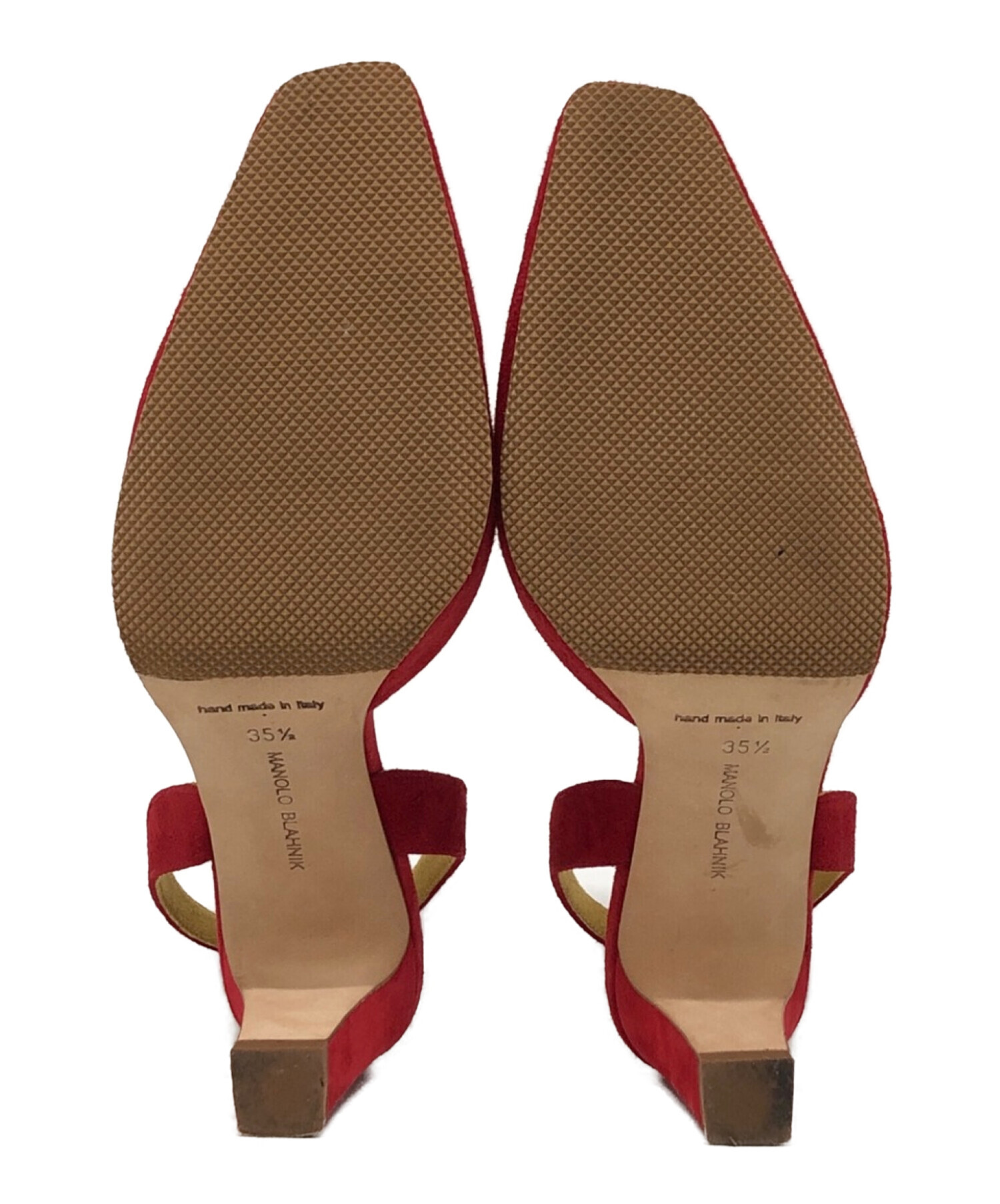 中古・古着通販】Manolo Blahnik (マノロブラニク) スウェードパンプス 