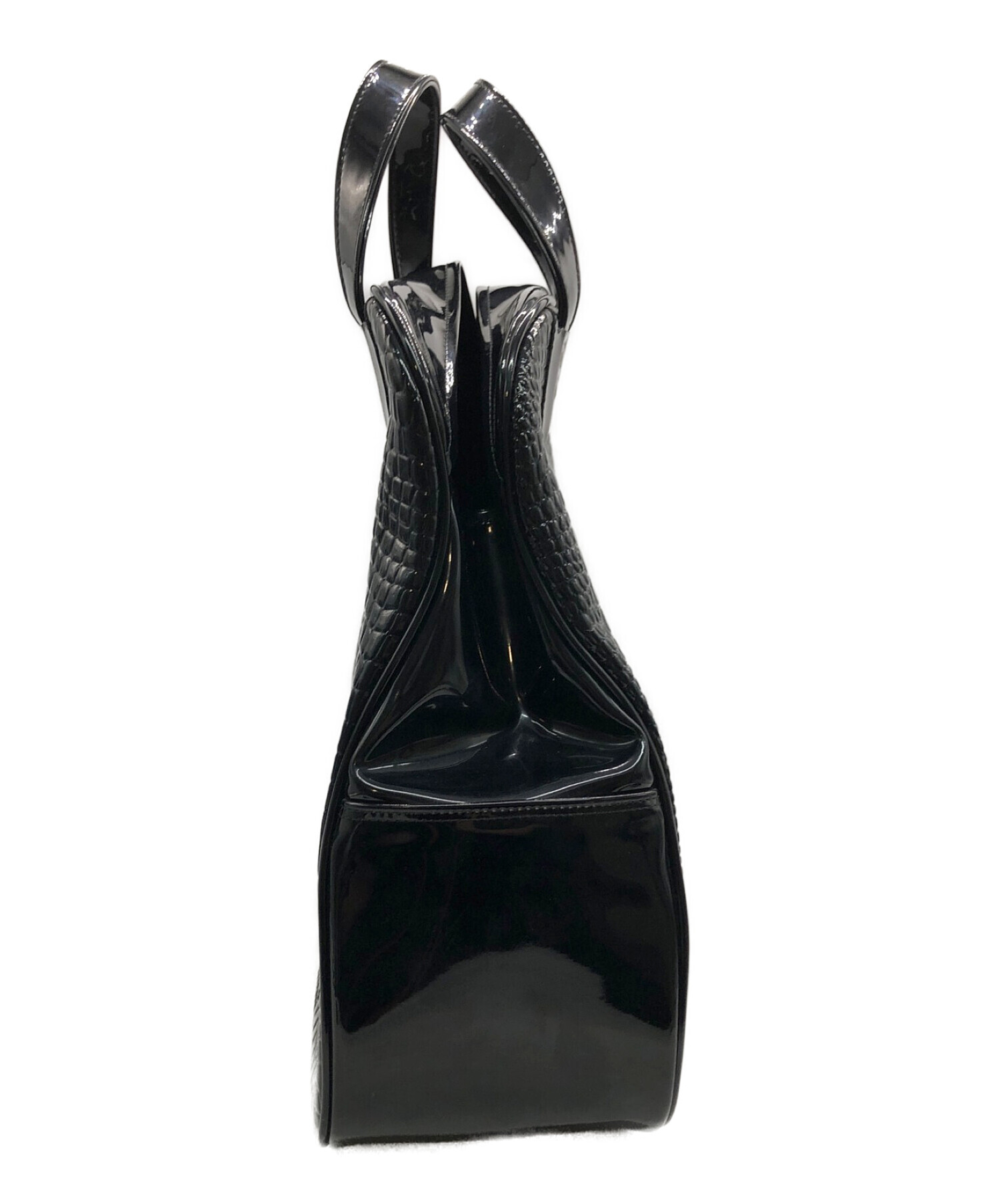 COMME des GARÇONS コムデギャルソン 型押しハンドバッグ 