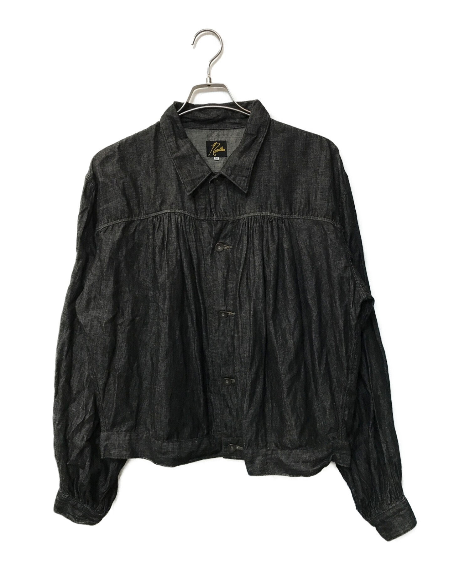 中古・古着通販】Needles (ニードルズ) Gathered Jean Jacket ブラック 