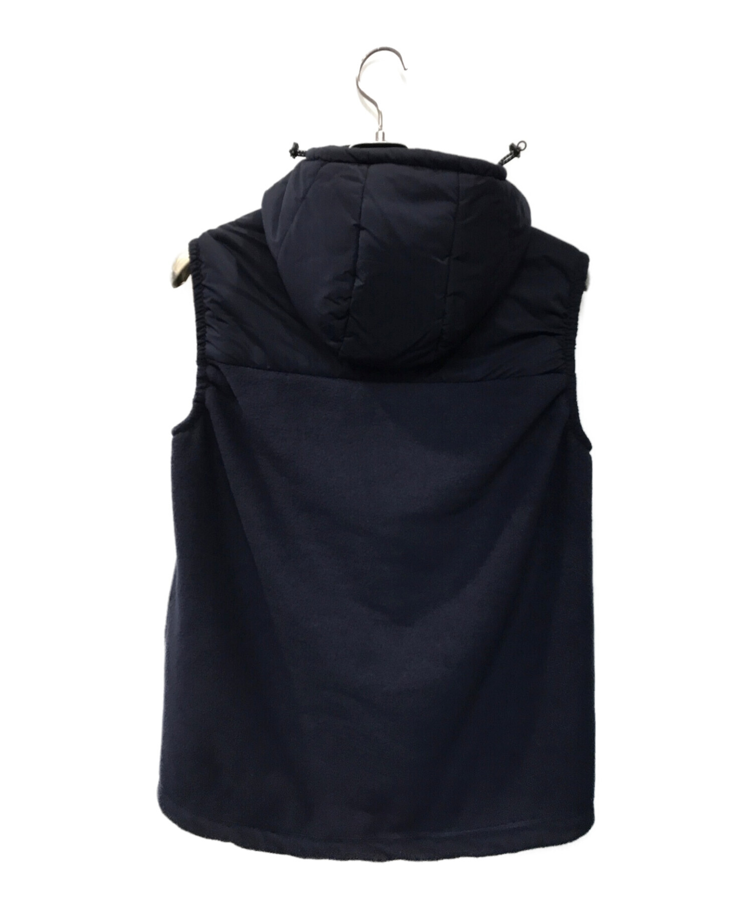 and wander 19AW Twill Fleece Vest-Navy/3