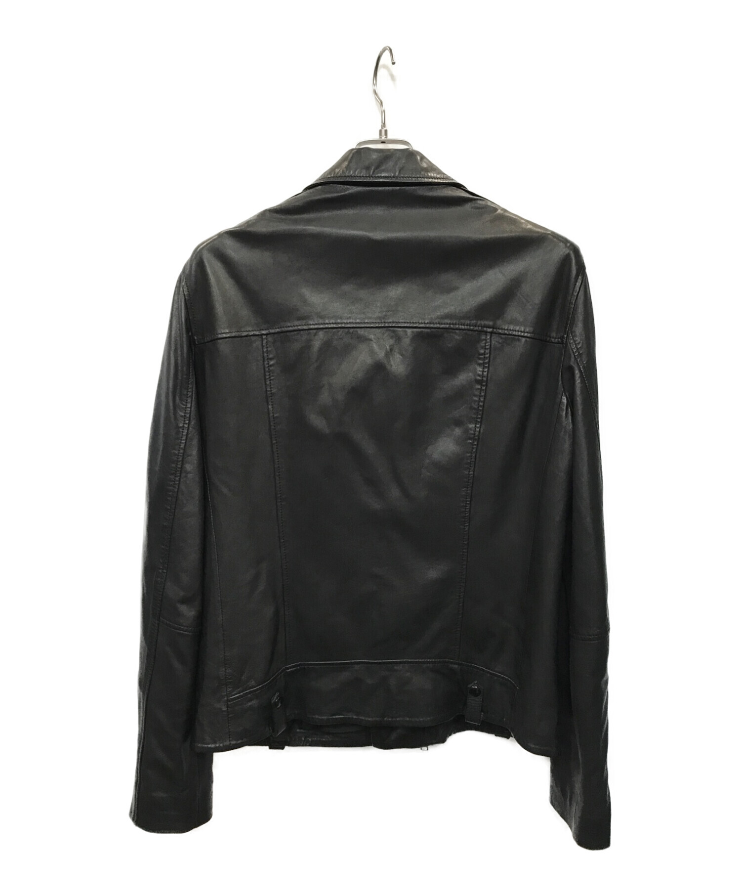 ALL SAINTS (オールセインツ) ライダースジャケット ブラック サイズ:S