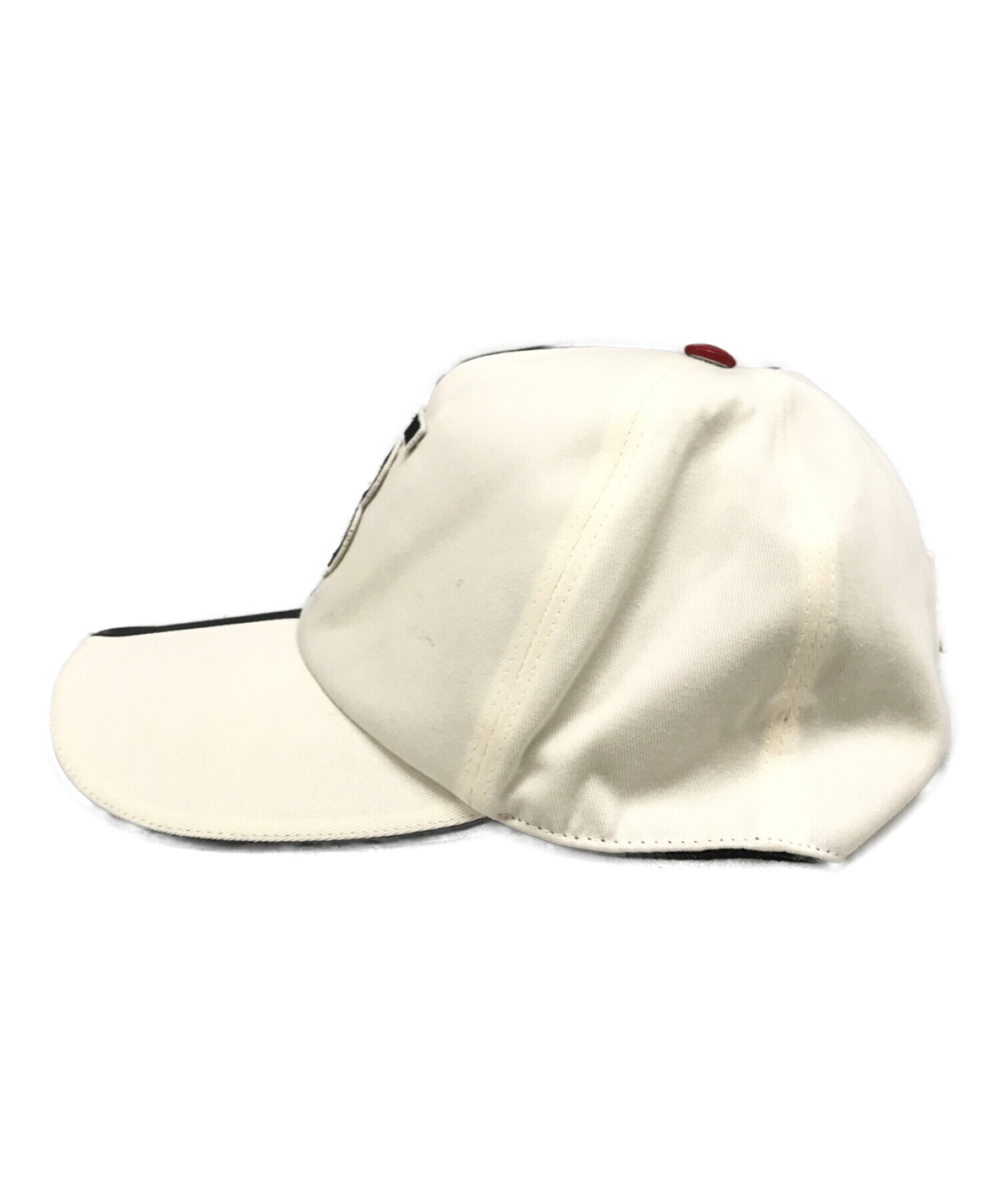 中古・古着通販】BURBERRY (バーバリー) TBロゴキャップ アイボリー 