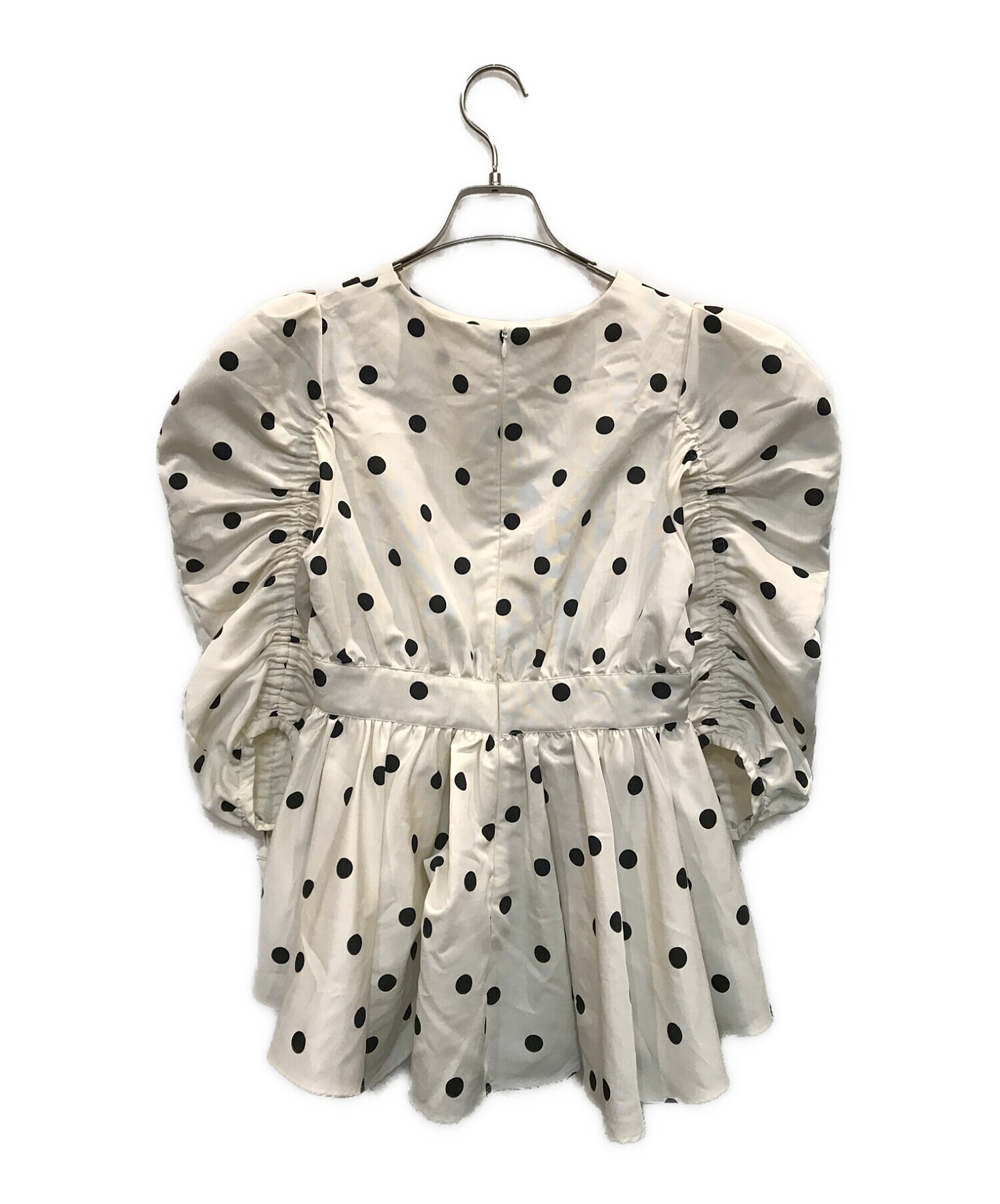 sheller シェリエ ペプラムニットトップス sheller シェリエハーフ