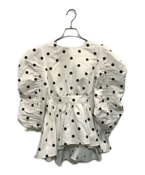 sheller Dotシャツドレス(WHITE)