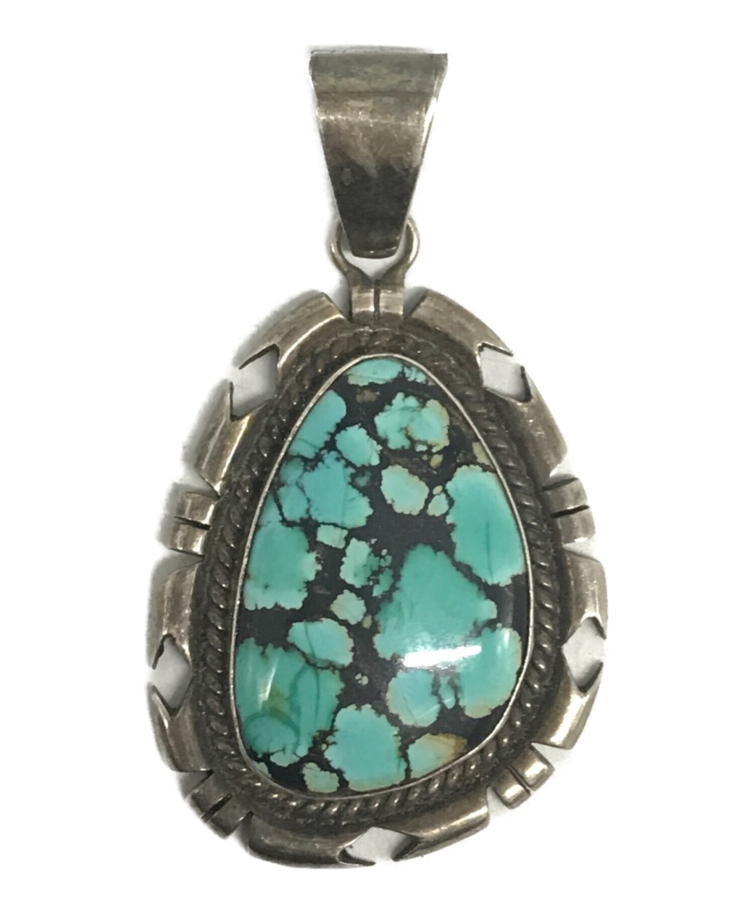 ハンドメイドのターコイズトップ ペンダントトップ 【公式通販】