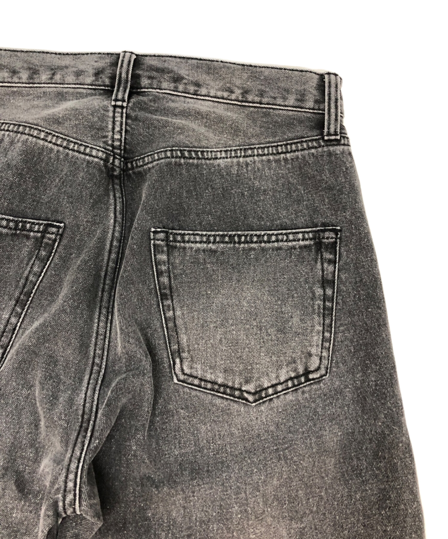 中古・古着通販】RIVE DROITE (リヴドロワ) slit DENIM ブラック 