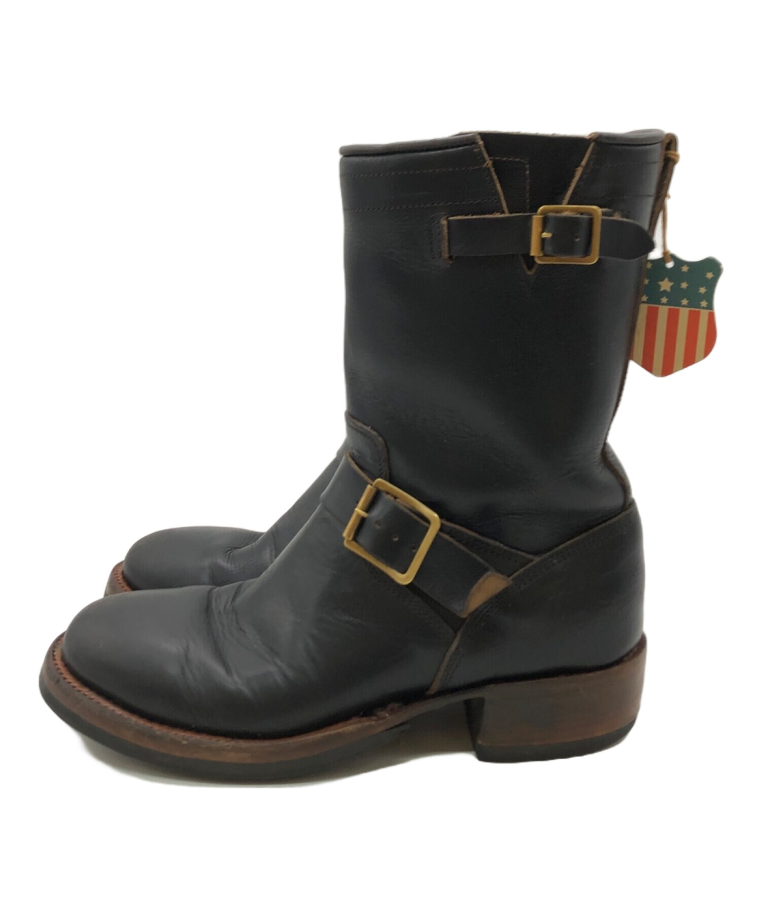 中古・古着通販】RRL (ダブルアールエル) Leather Engineer Boot 