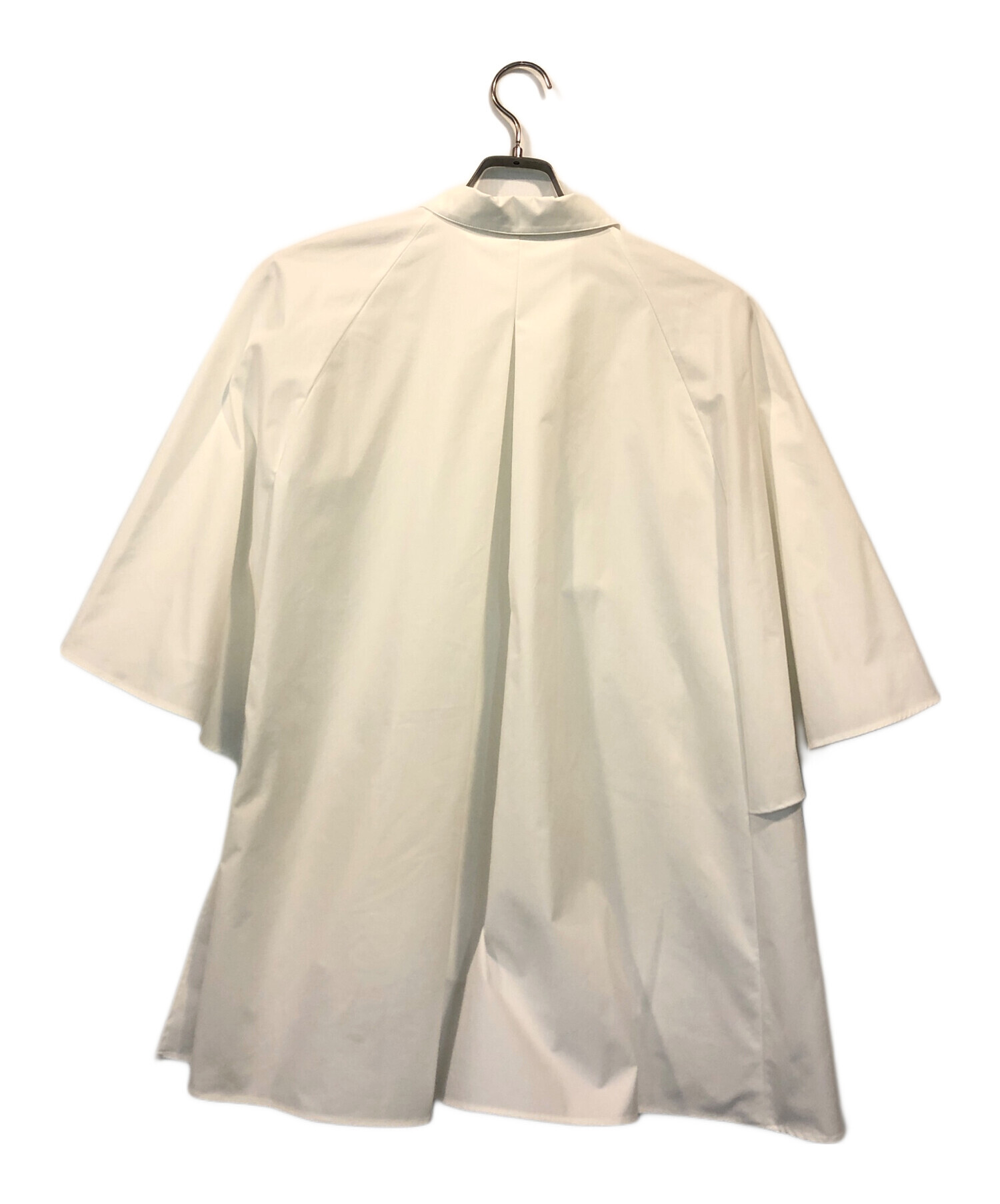 美品 アドーア ADOREスパンライクタイプライターブラウス ポンチョ 紺色 ◇スパンライクタイプライターブラウス（5313210707