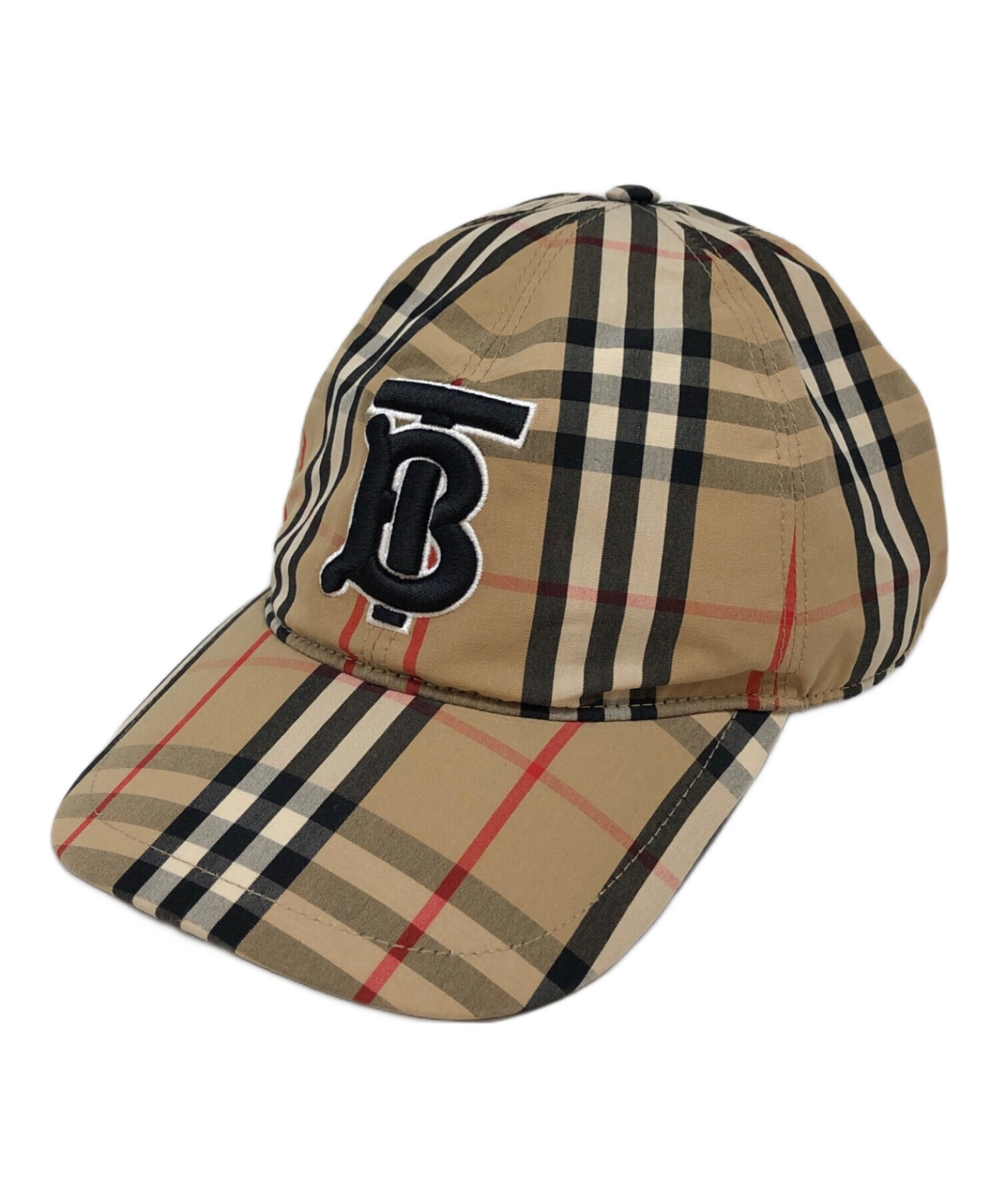 中古・古着通販】BURBERRY (バーバリー) TBロゴチェックキャップ 
