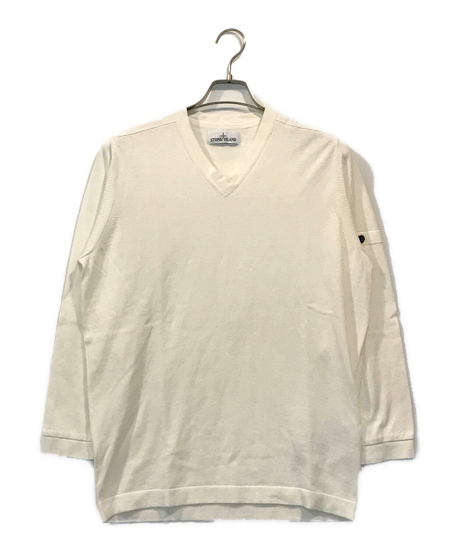 中古・古着通販】STONE ISLAND (ストーンアイランド) Vネックニット 