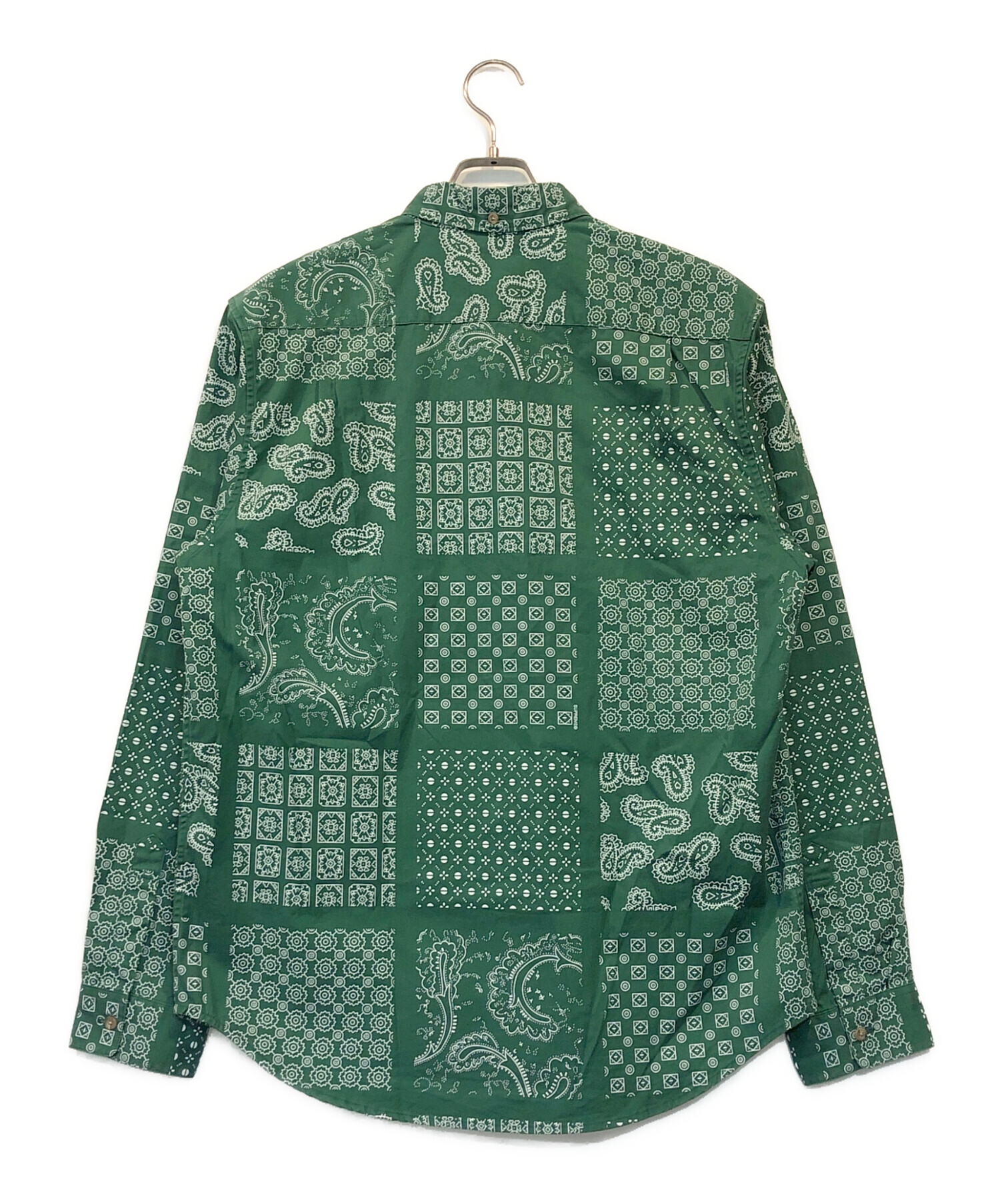 中古・古着通販】SUPREME (シュプリーム) Paisley Grid Shirt グリーン 