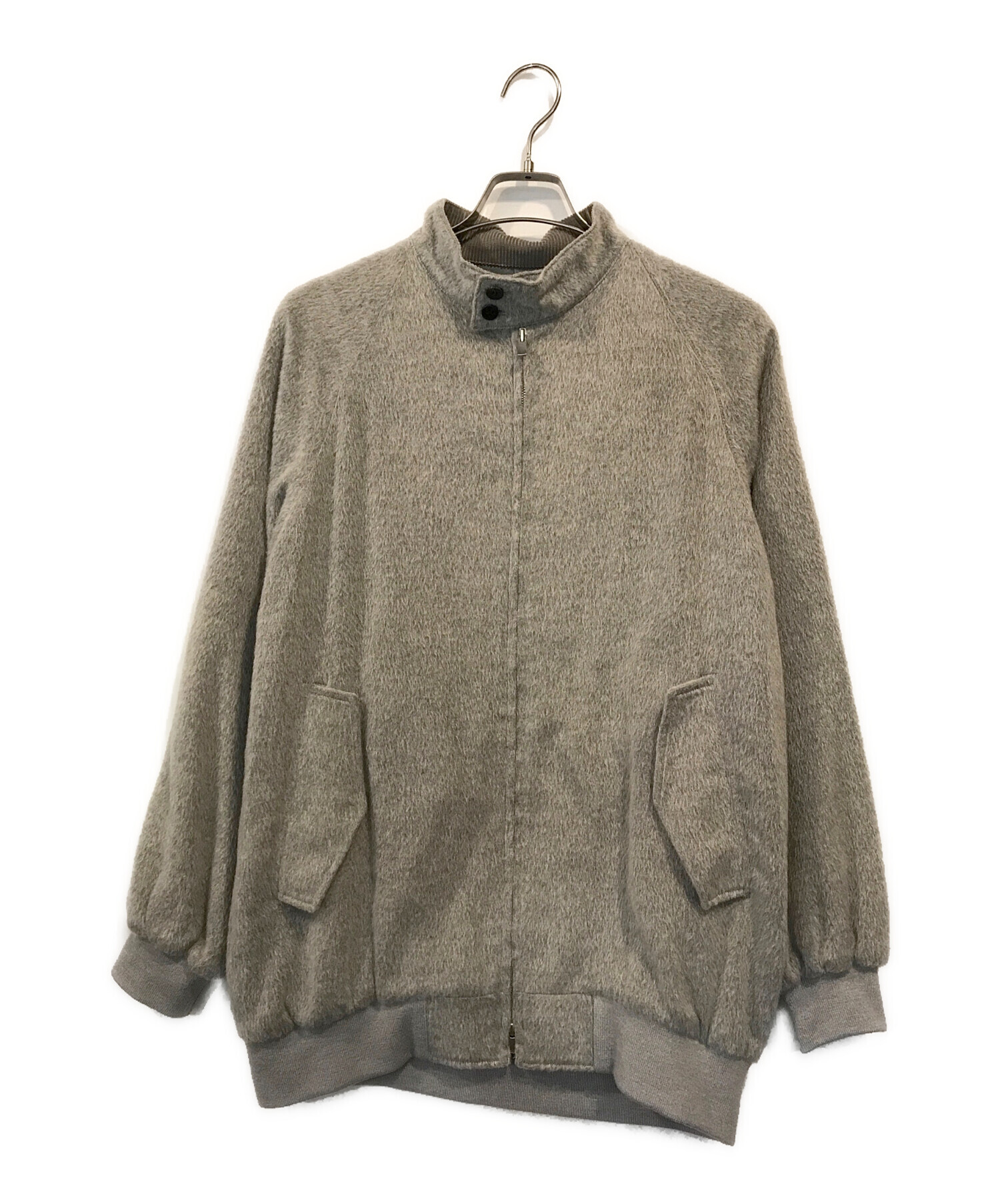 レディース GALERIE VIE キッドモヘヤ シャギー ビッグハリントン 