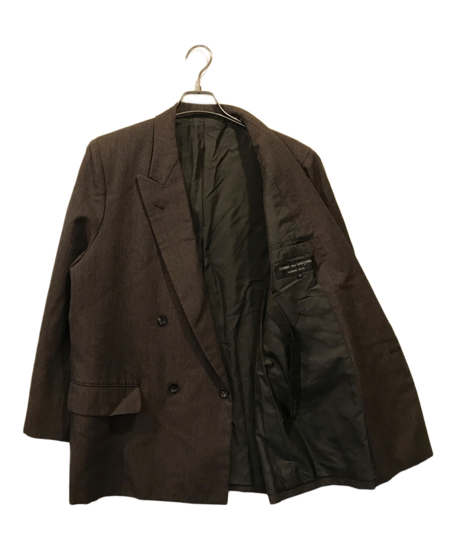 comme des garcons homme plus セットアップ ブラウン comme des garcons homme plus セットアップ ブラウン