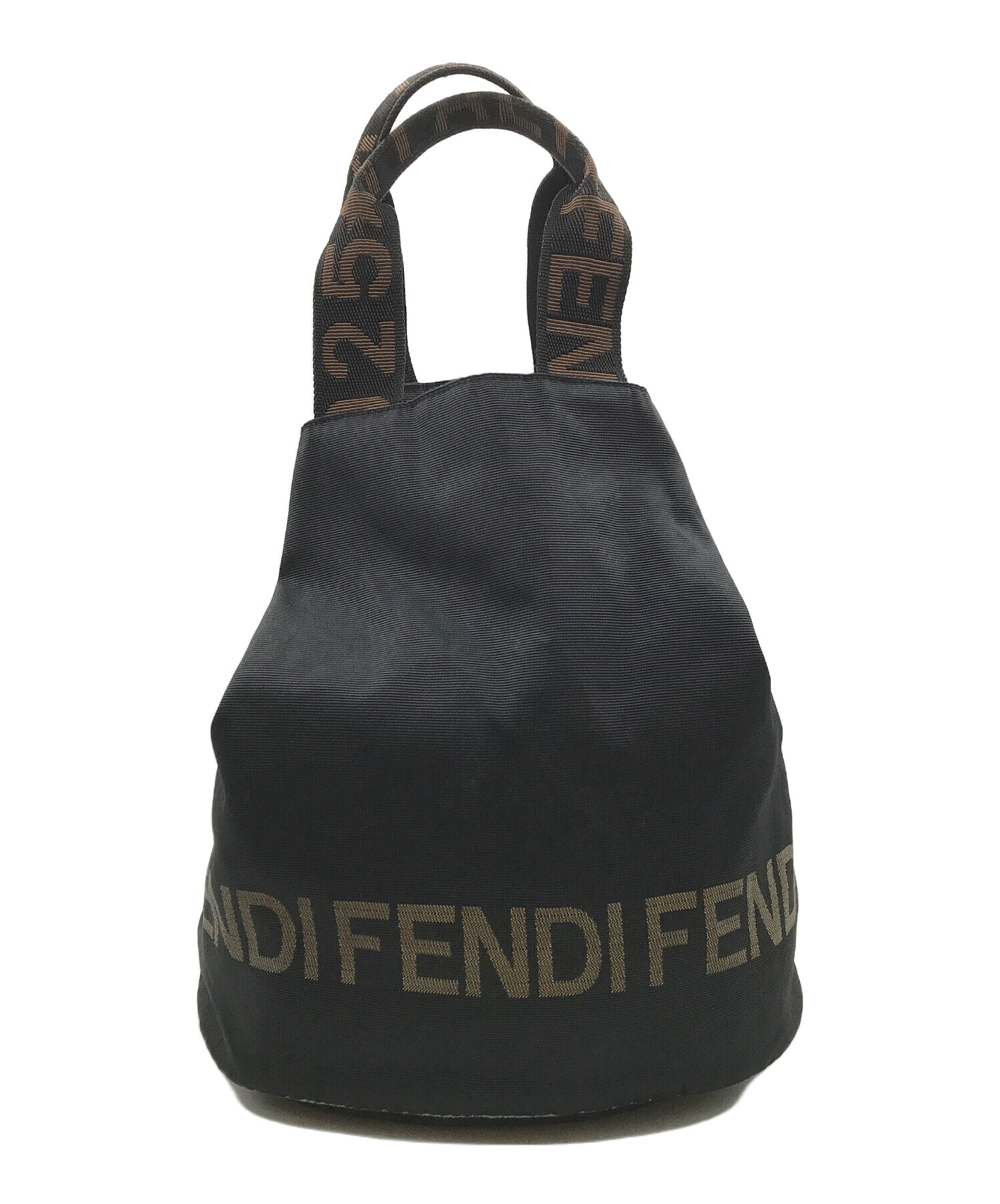 中古・古着通販】FENDI (フェンディ) ロゴナイロントートバッグ 