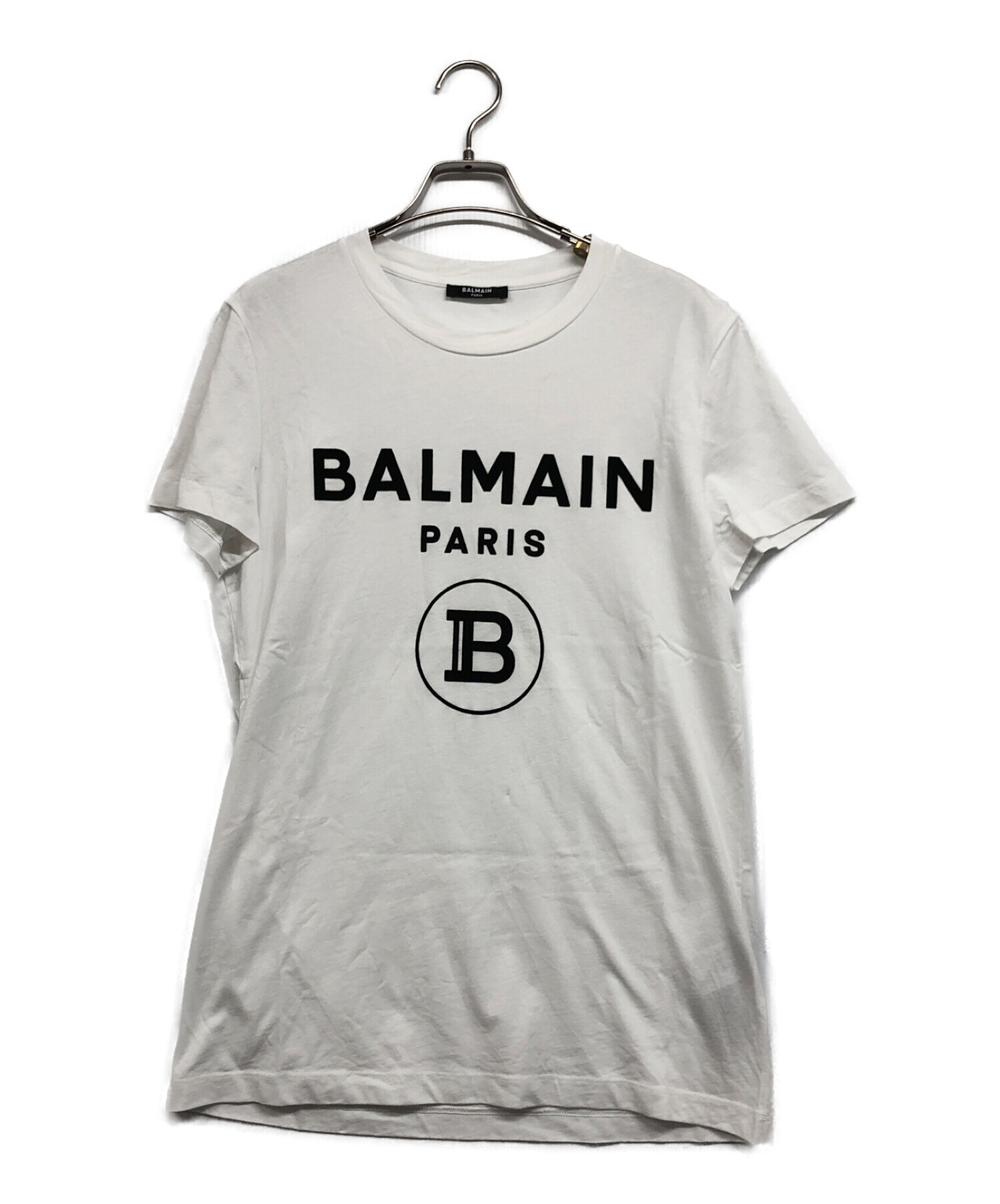 BALMAIN (バルマン) ロゴTシャツ ホワイト サイズ:S