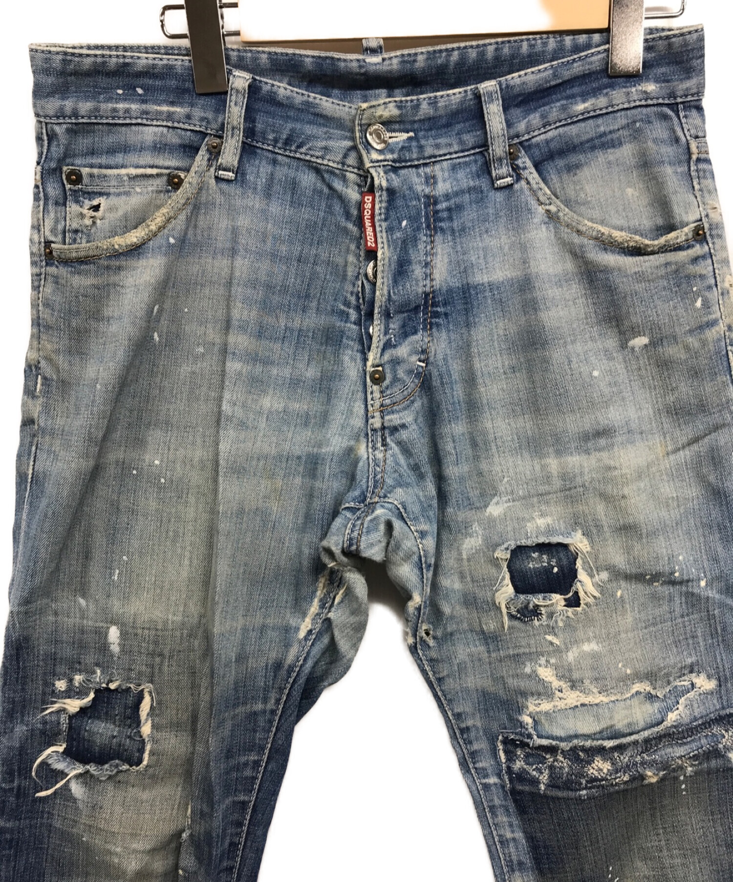 中古・古着通販】DSQUARED2 (ディースクエアード) ダメージ加工 