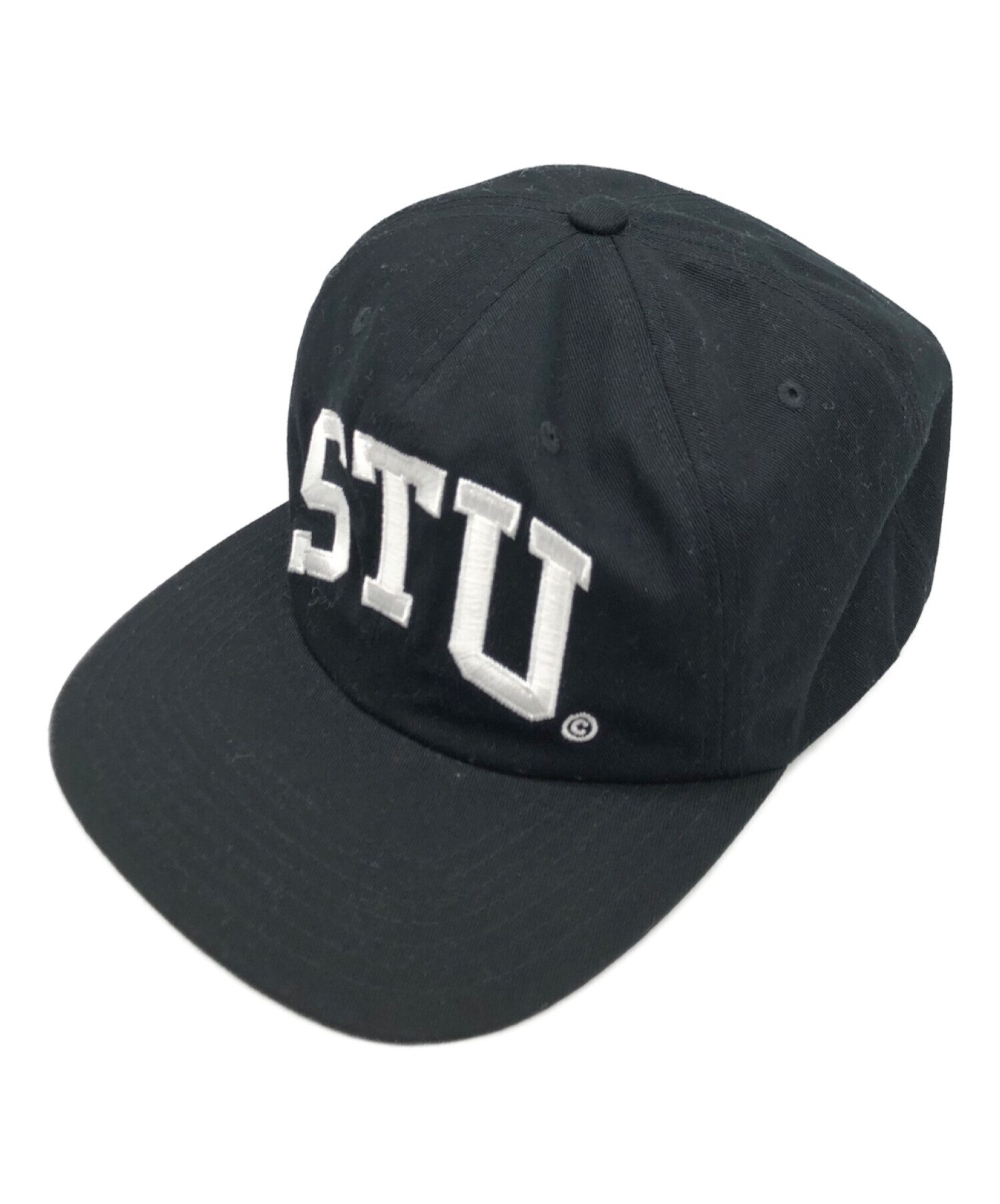stussy (ステューシー) stu arch strapback cap ブラック