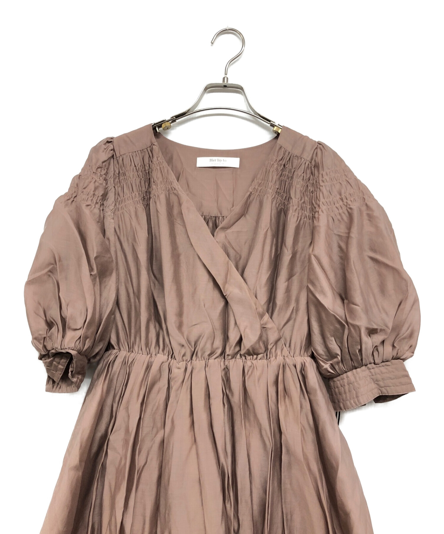Herlipto herlipto Airy Volume Sleeve Dress Airy Volume Sleeve 