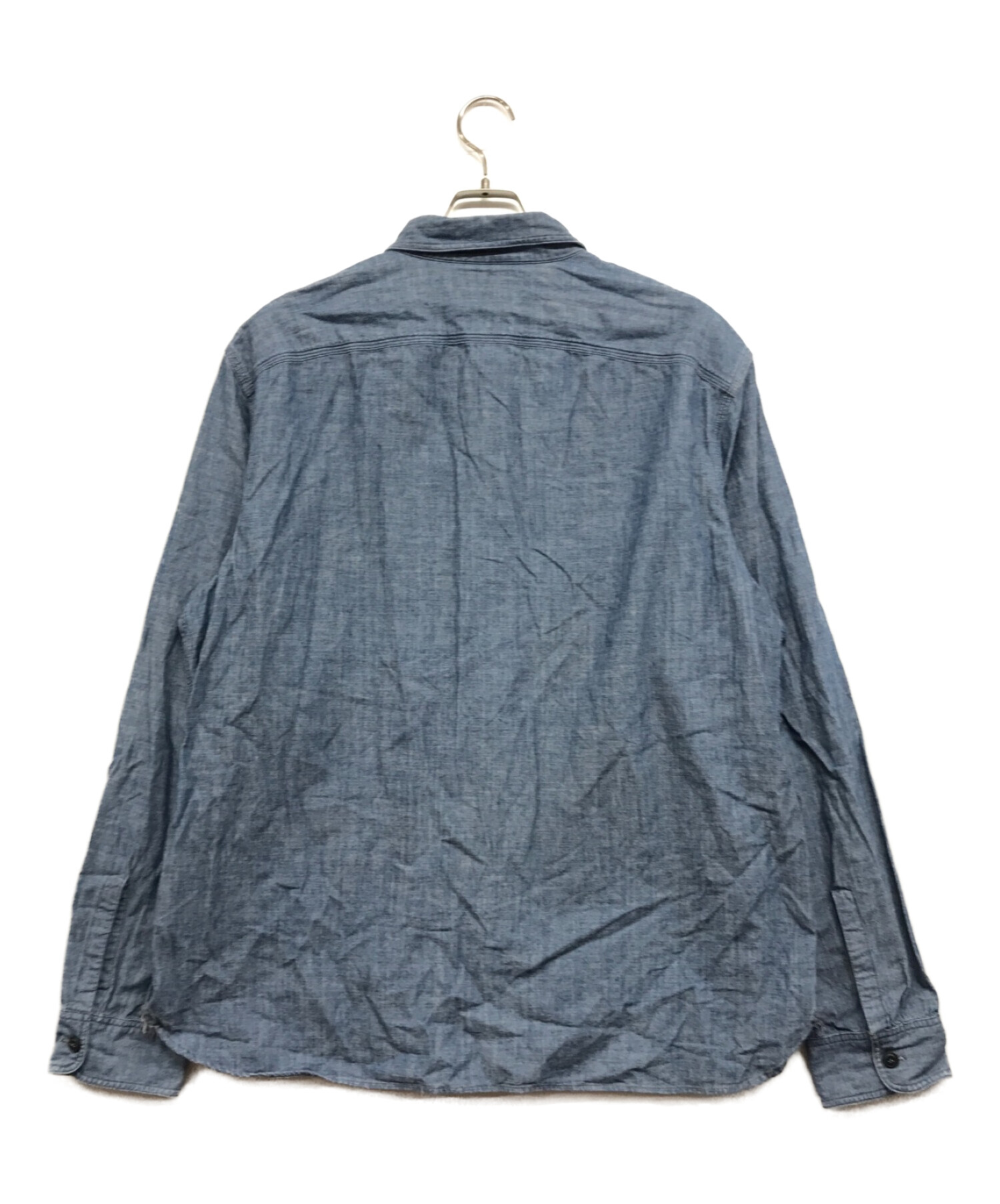 中古・古着通販】RRL (ダブルアールエル) シャンブレーシャツ ブルー 