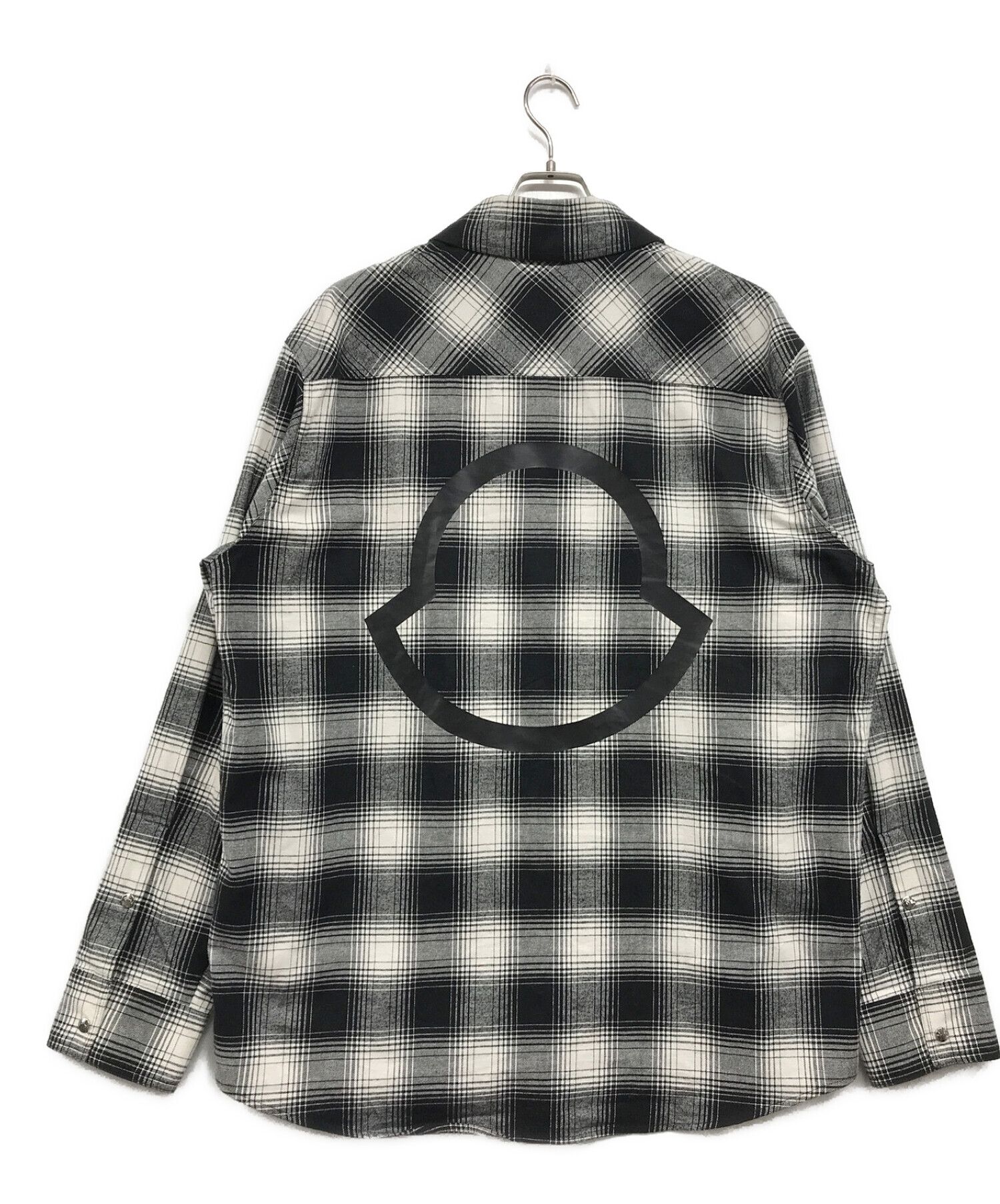 中古・古着通販】MONCLER (モンクレール) CAMICIAバックロゴフランネル  