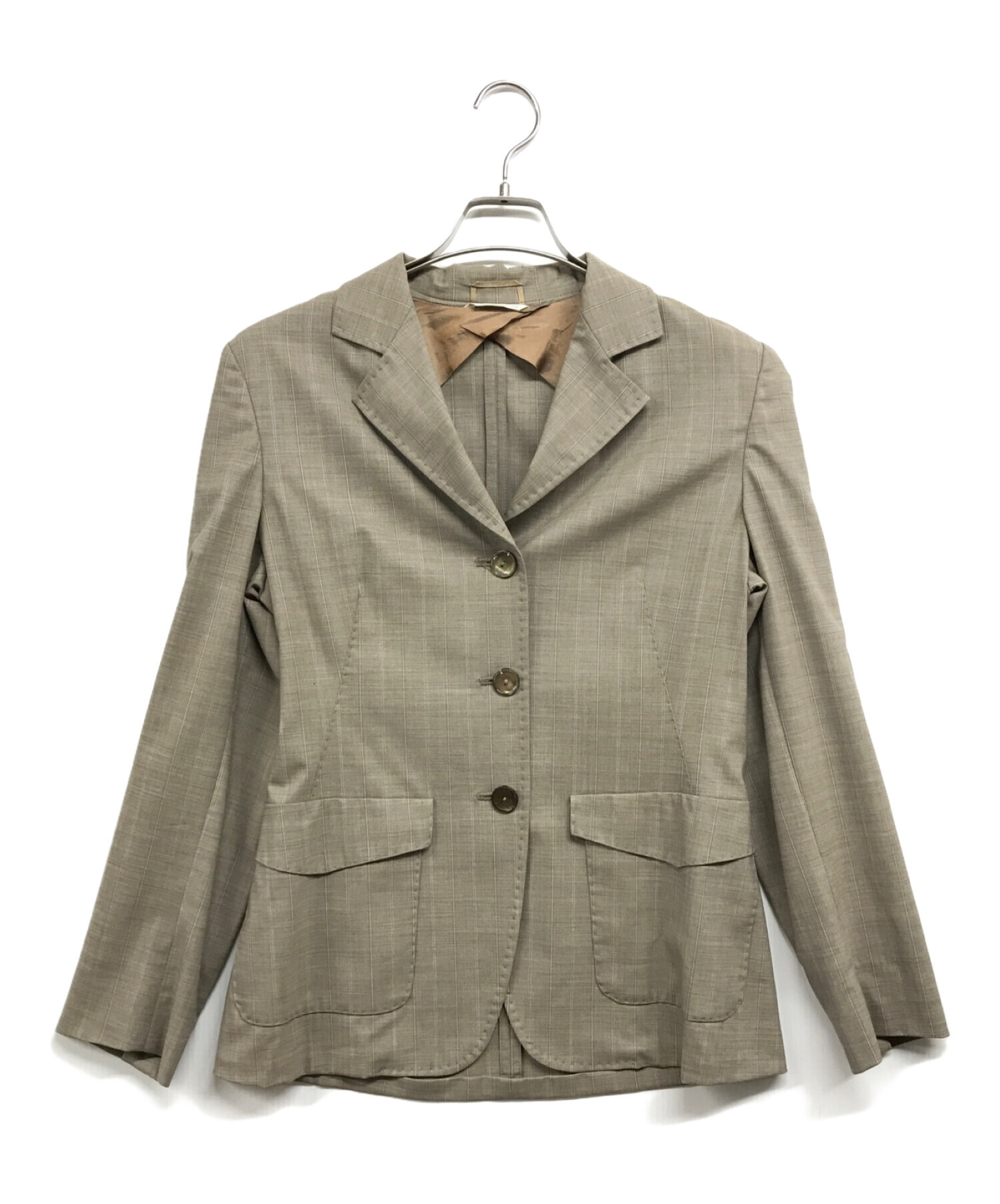 中古・古着通販】MaxMara (マックスマーラ) セットアップスーツ グレー  