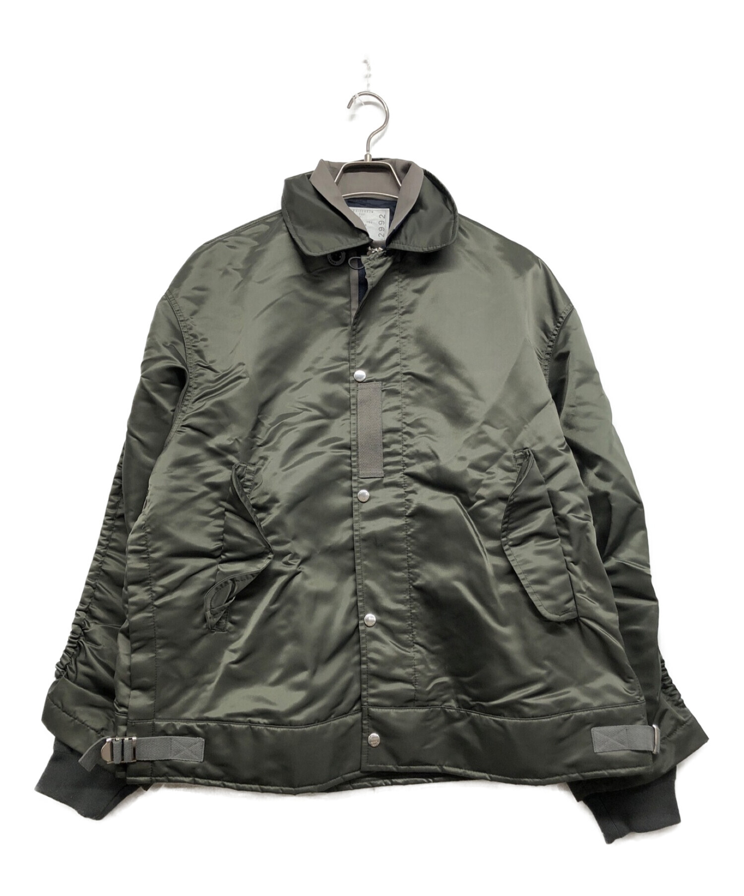 Sacai 24AW Nylon 柔らかい Twill Blouson オリーブブルゾン