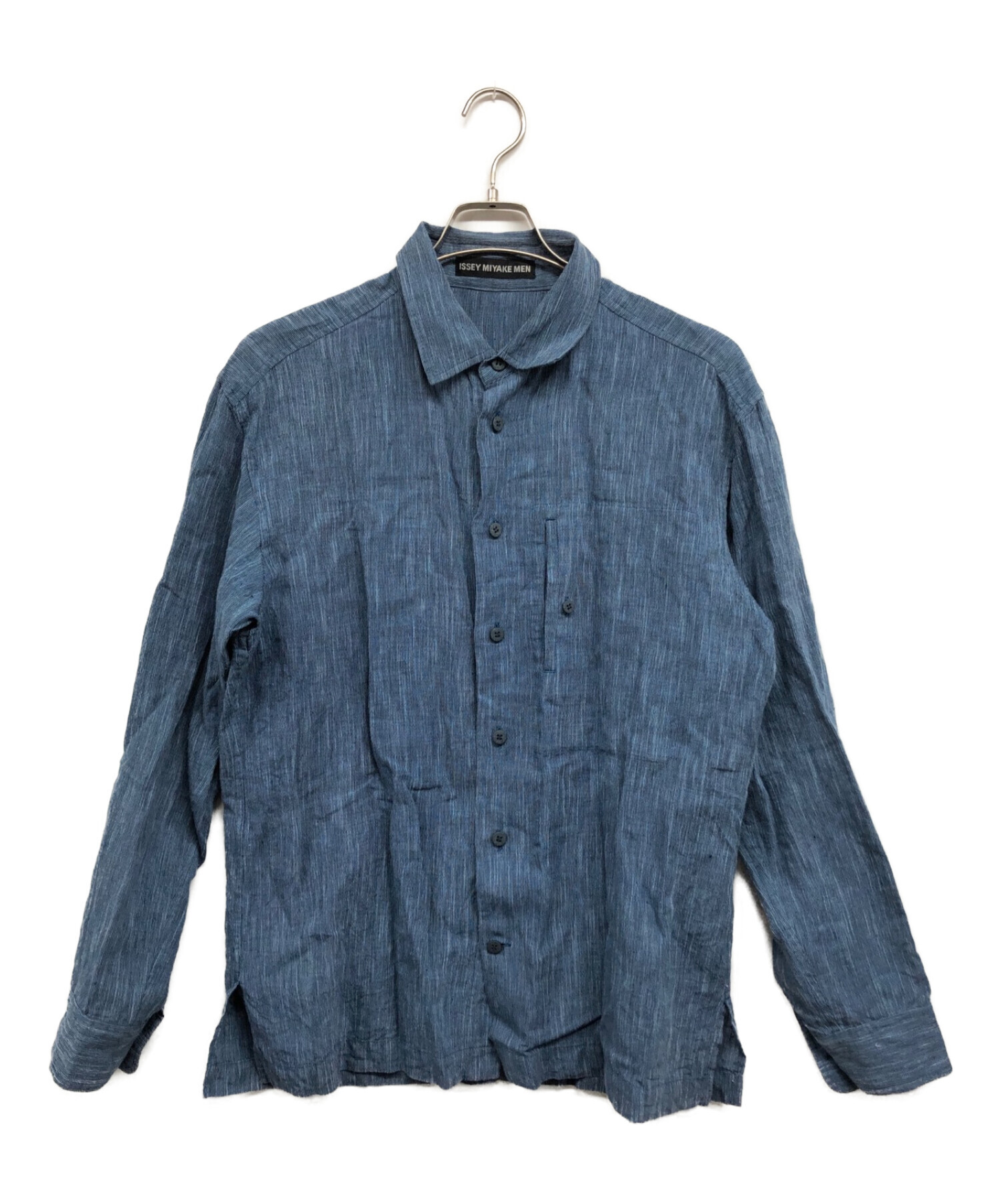 中古・古着通販】ISSEY MIYAKE MEN (イッセイミヤケメン) 綿麻シャツ 