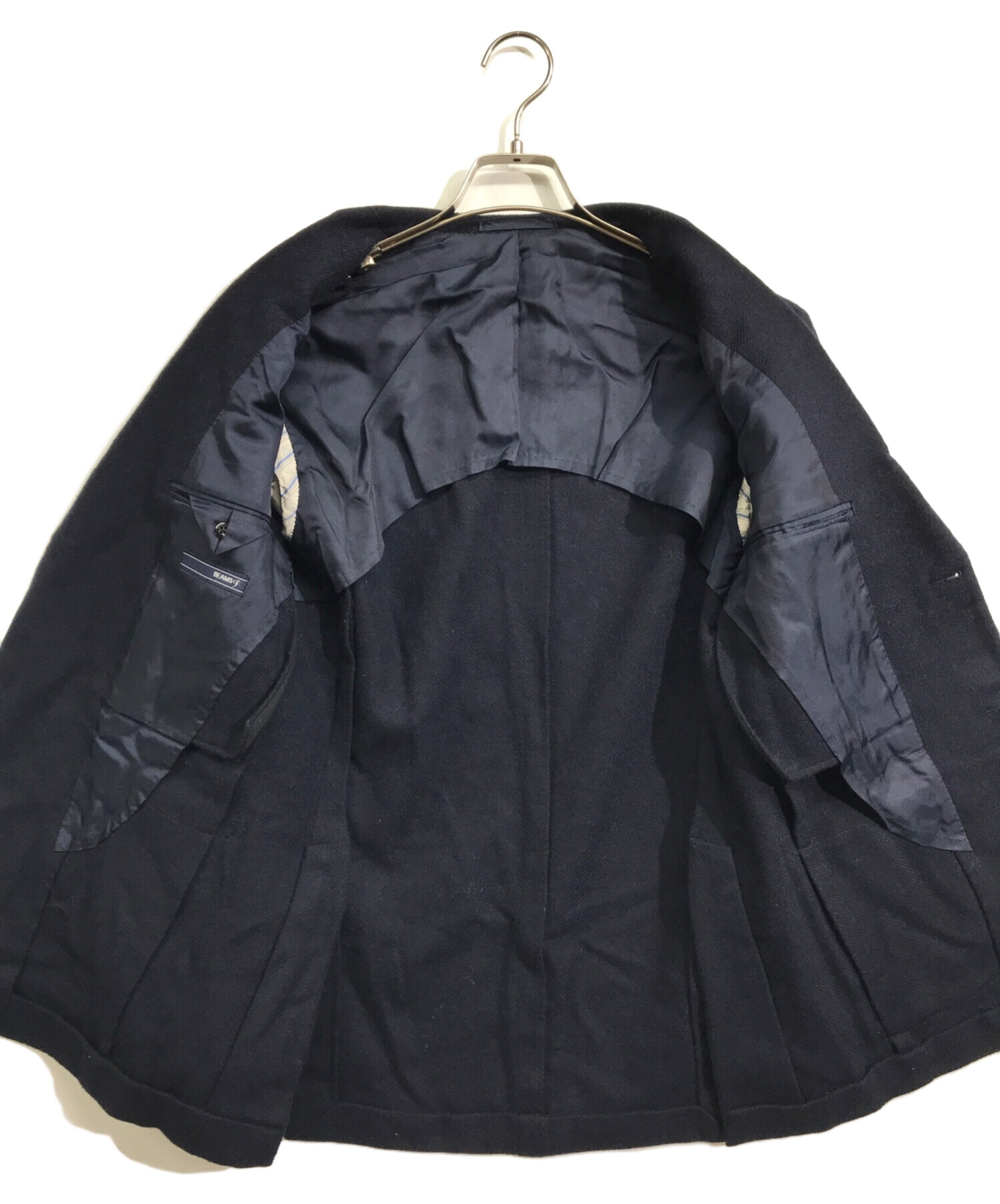 BEAMS F ホップサックジャケット 42 BEAMS F ビームスエフ ホップサックジャケット ネイビー 44
