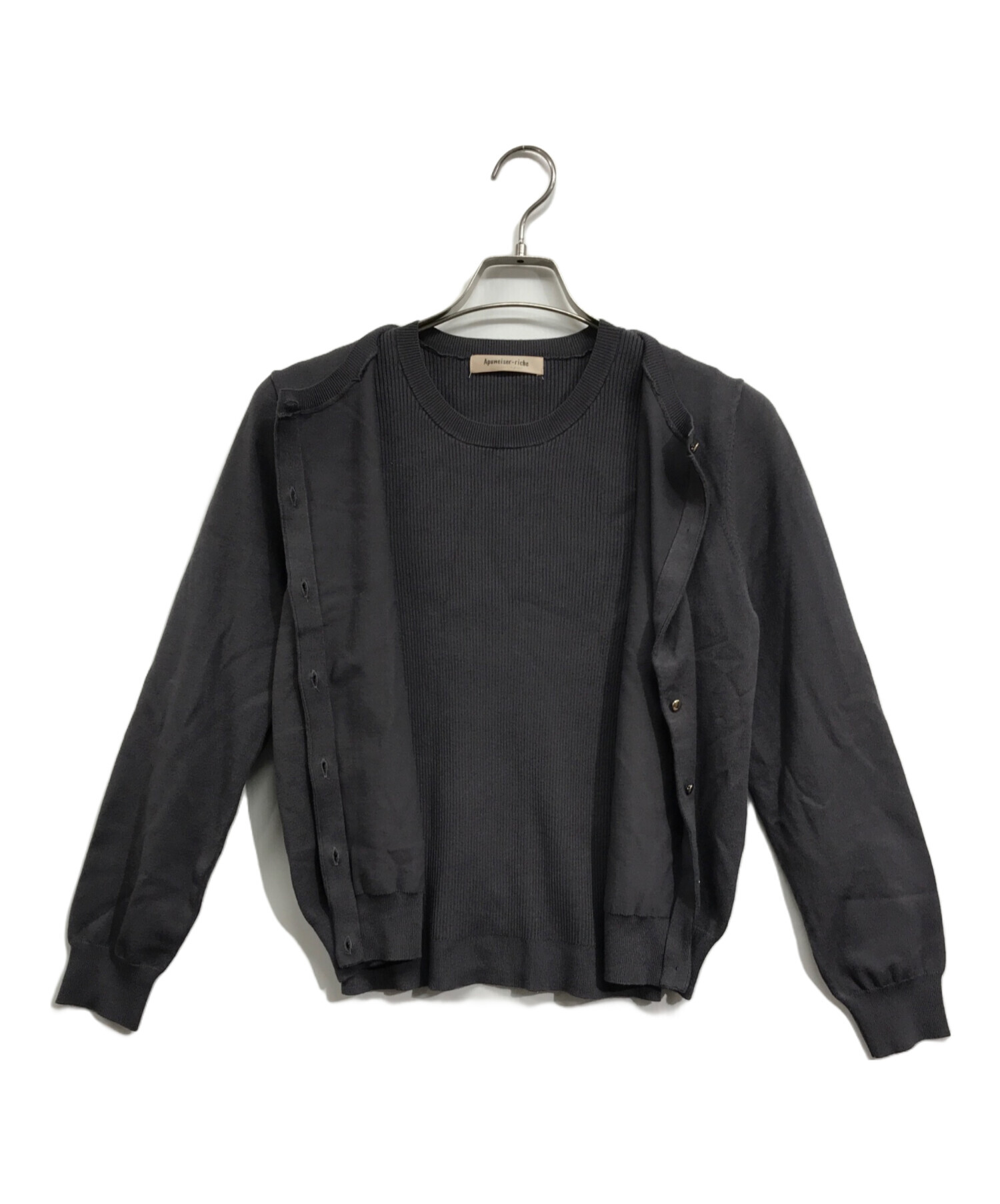中古・古着通販】Apuweiser-riche (アプワイザーリッシェ) 金釦 