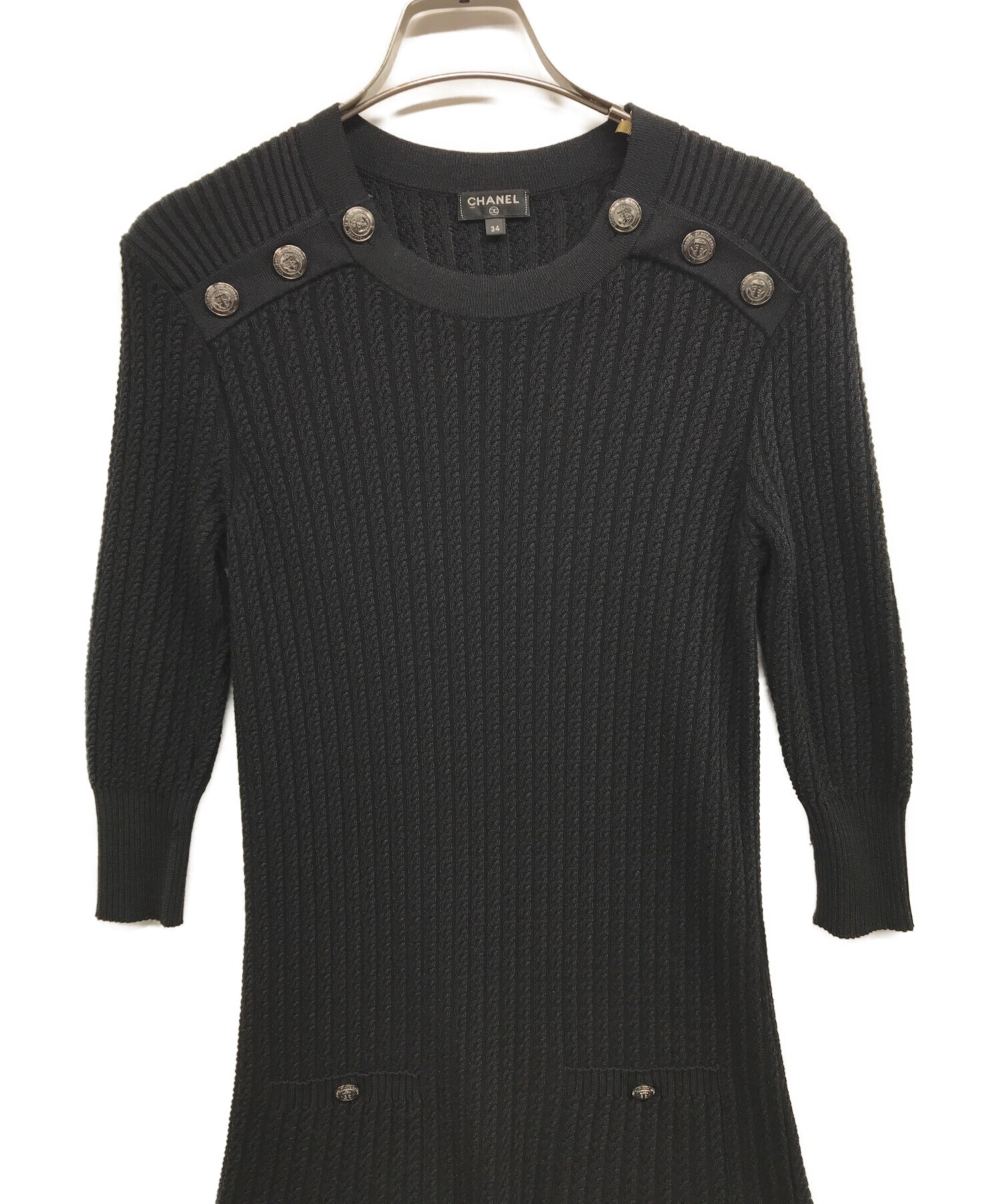 CHANEL ニットワンピース 34