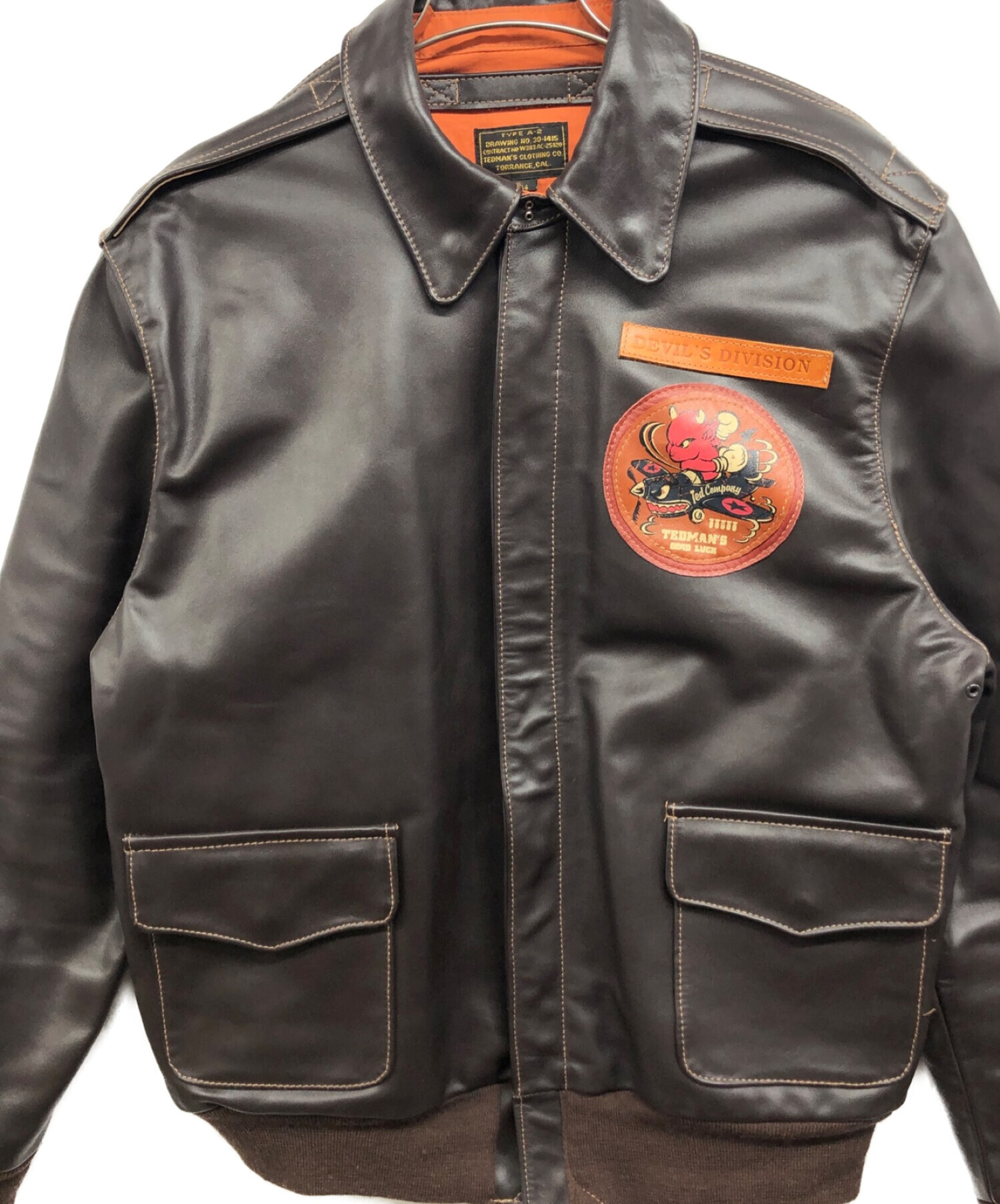 テッドマン A-2 ジャケット サイズ44 中古・古着通販】TED MAN 