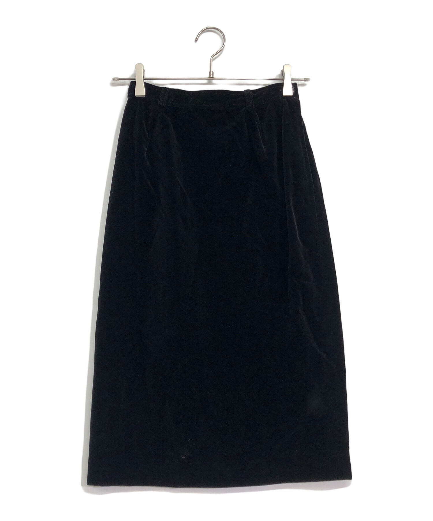中古・古着通販】GUCCI (グッチ) ベロアスカート ブラック サイズ:40 