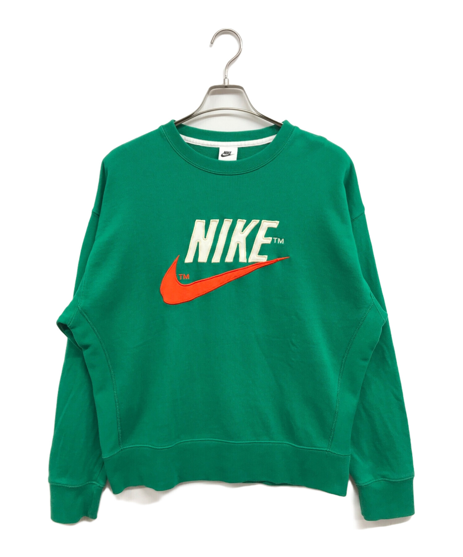 中古・古着通販】NIKE (ナイキ) スウェット グリーン サイズ:L 