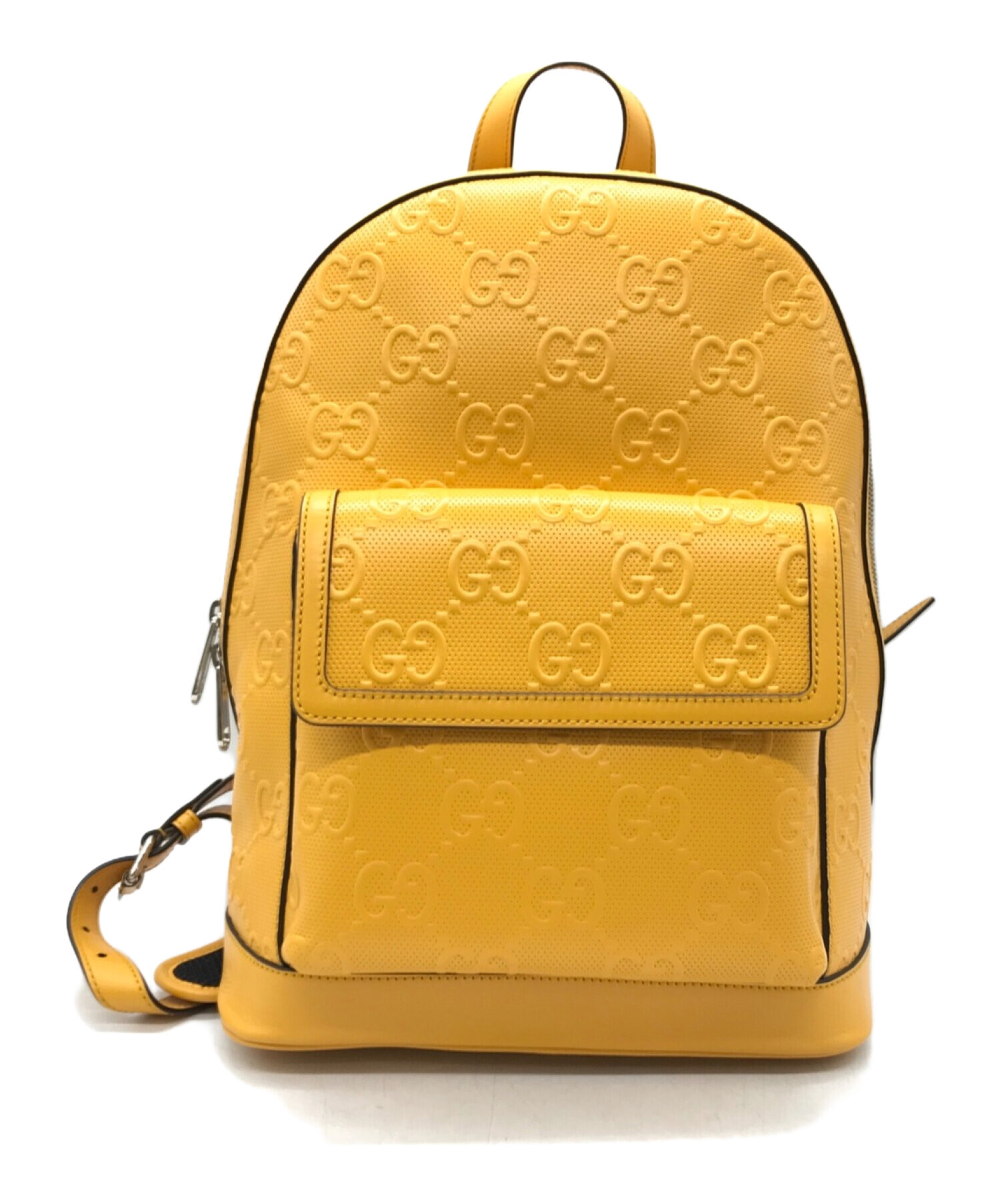中古・古着通販】GUCCI (グッチ) シグネチャー レザー バックパック 