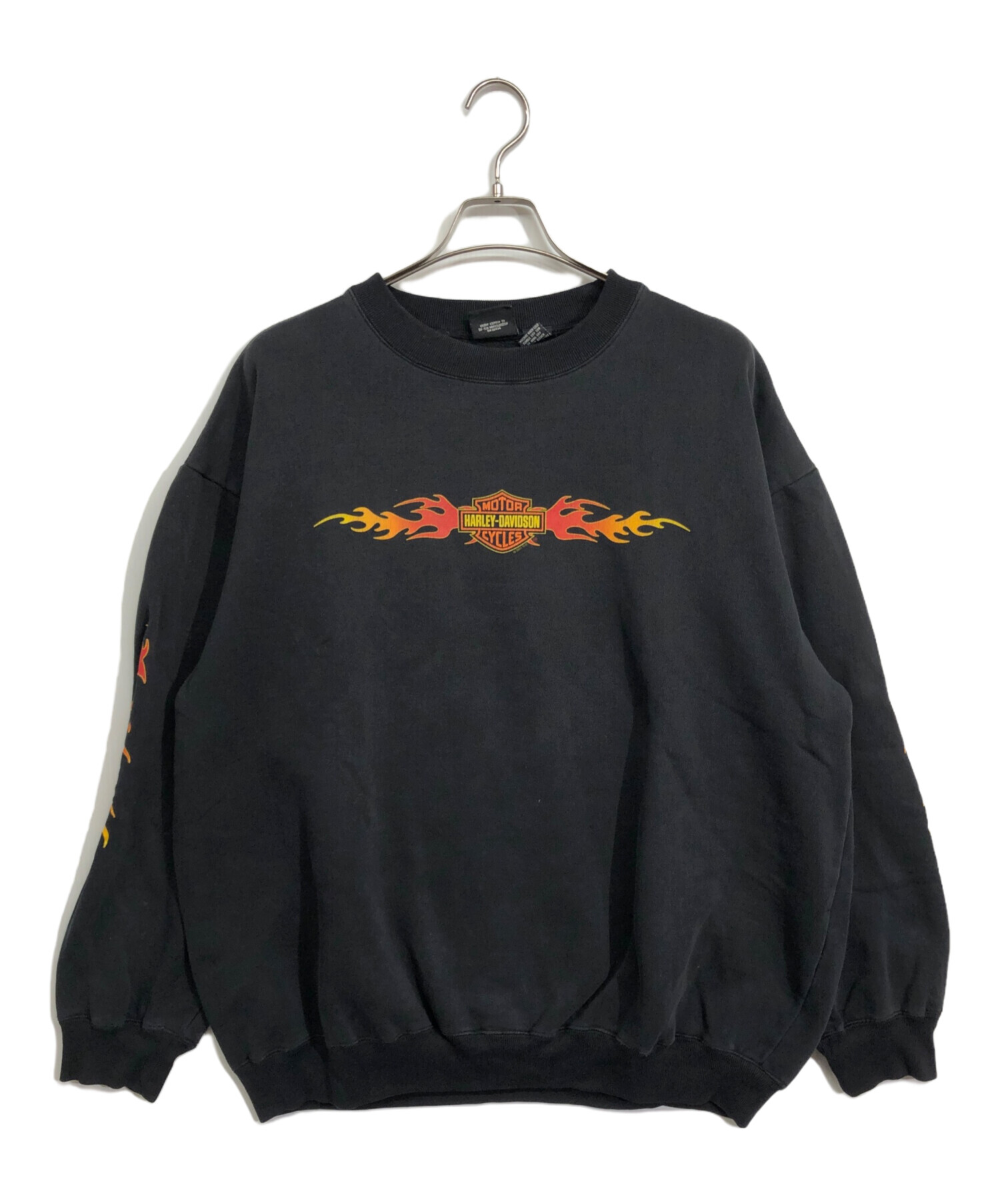 中古・古着通販】HARLEY-DAVIDSON (ハーレーダビッドソン) 袖フレイム 