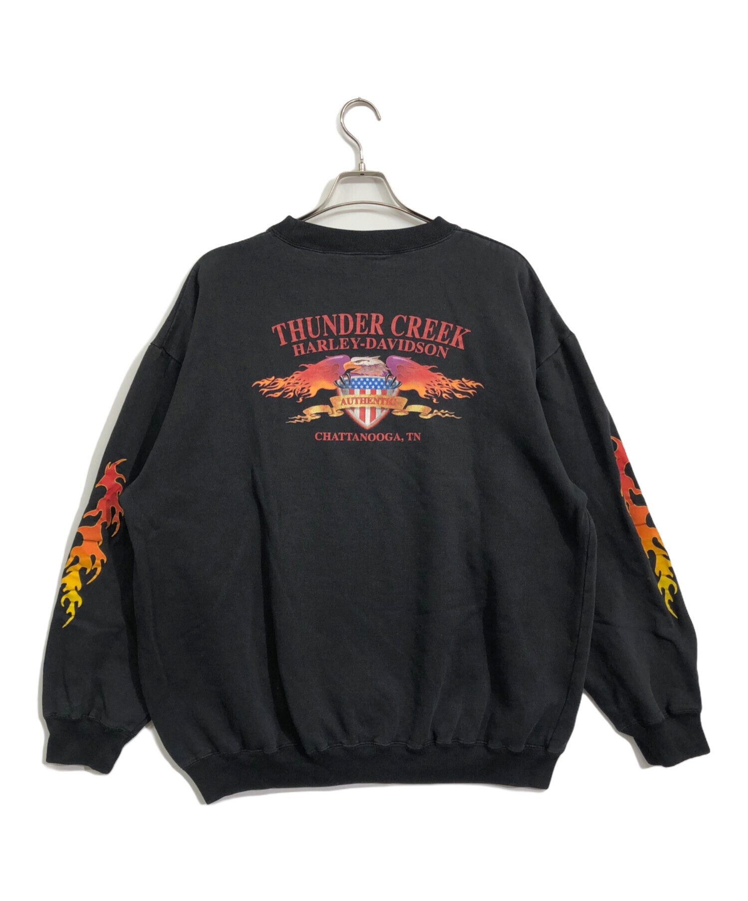 中古・古着通販】HARLEY-DAVIDSON (ハーレーダビッドソン) 袖フレイム 