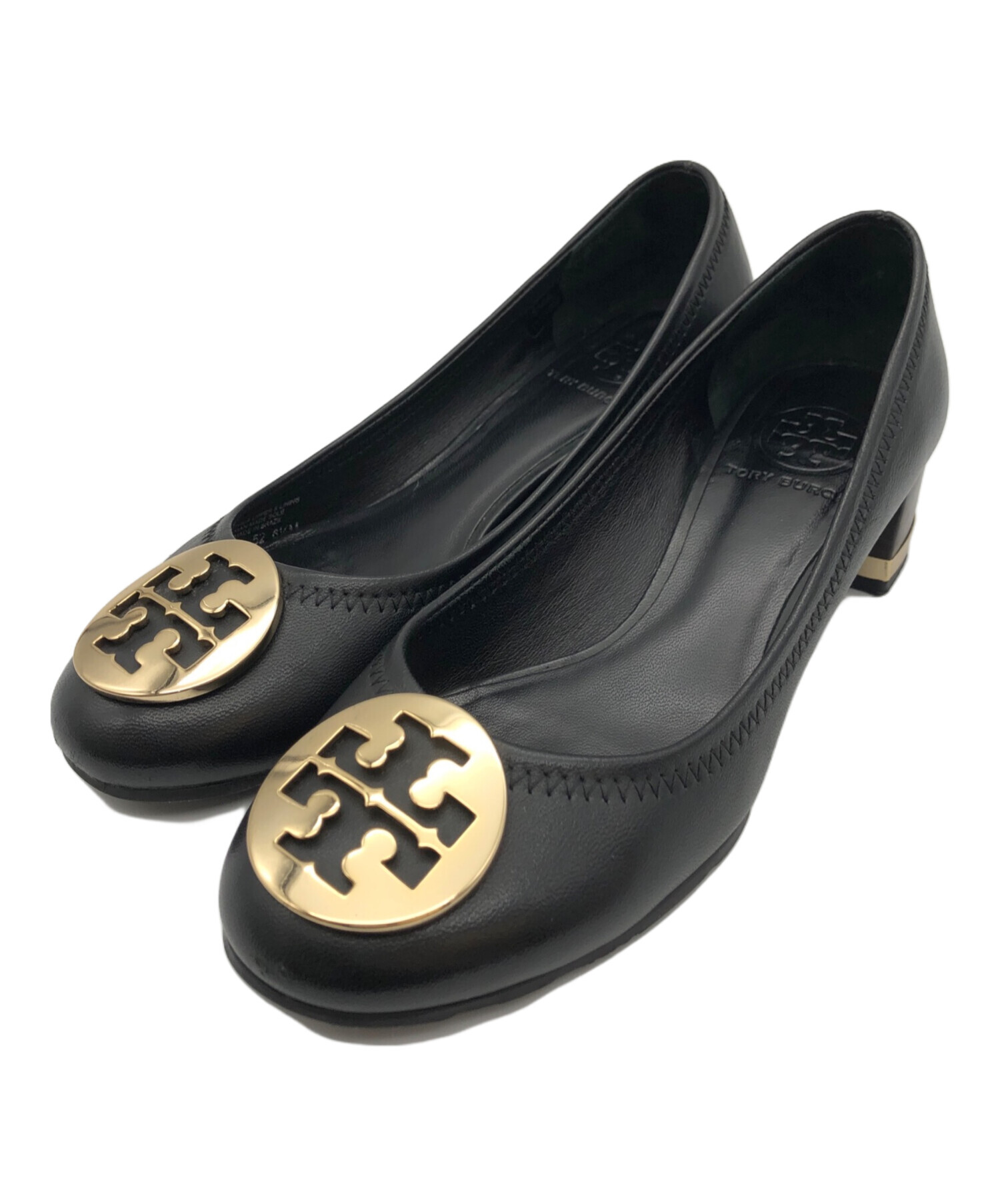 中古・古着通販】TORY BURCH (トリーバーチ) ヒールパンプス ブラック 