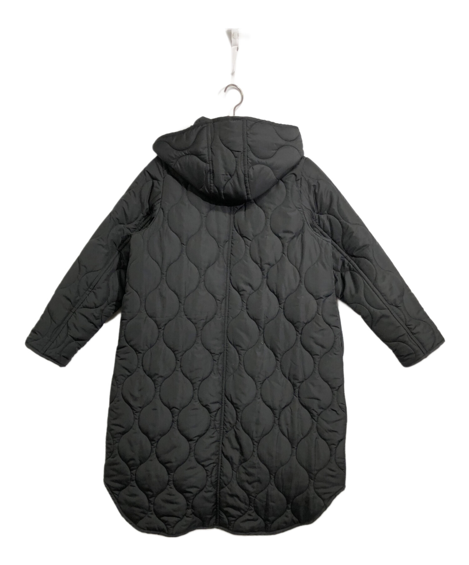 【ema】 エマテイラー 美シルエット3wayキルティングフードコート 36 M 黒