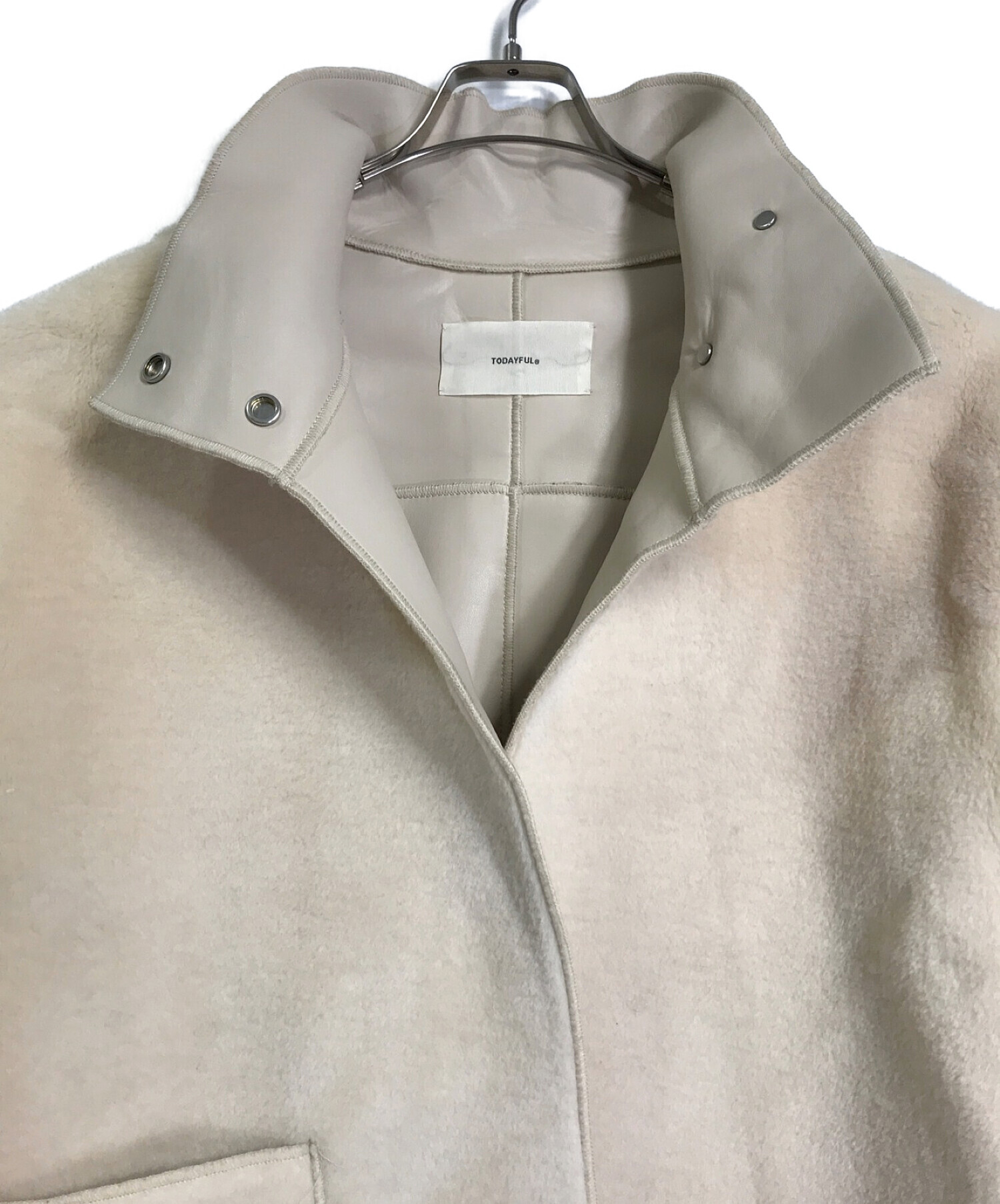 中古・古着通販】TODAYFUL (トゥデイフル) Standcollar Boa Jacket 