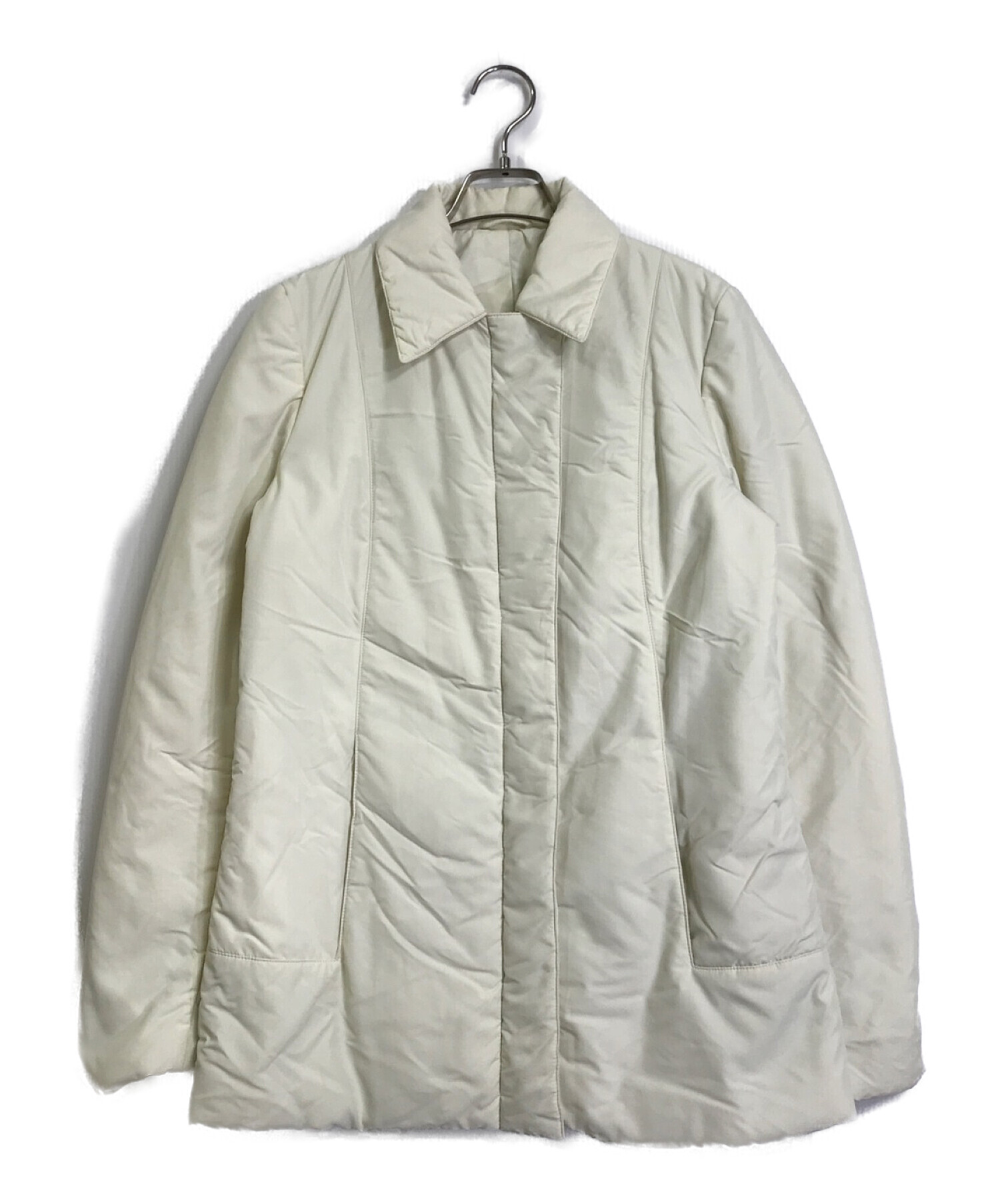 中古・古着通販】GUCCI (グッチ) 中綿ジャケット アイボリー サイズ:42  