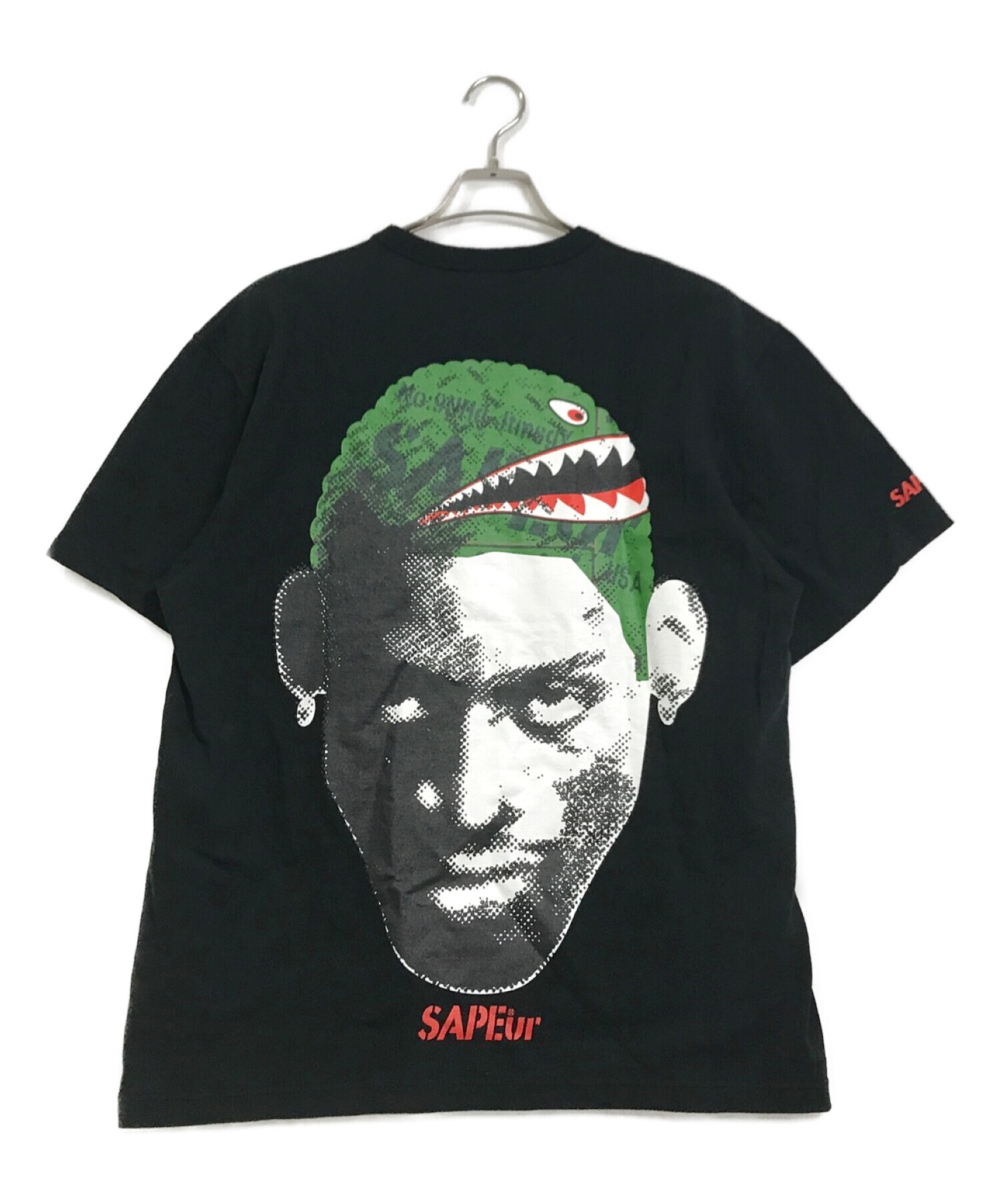 SAPEur (サプール) ロッドマン Tシャツ SHARK ブラック サイズ:M