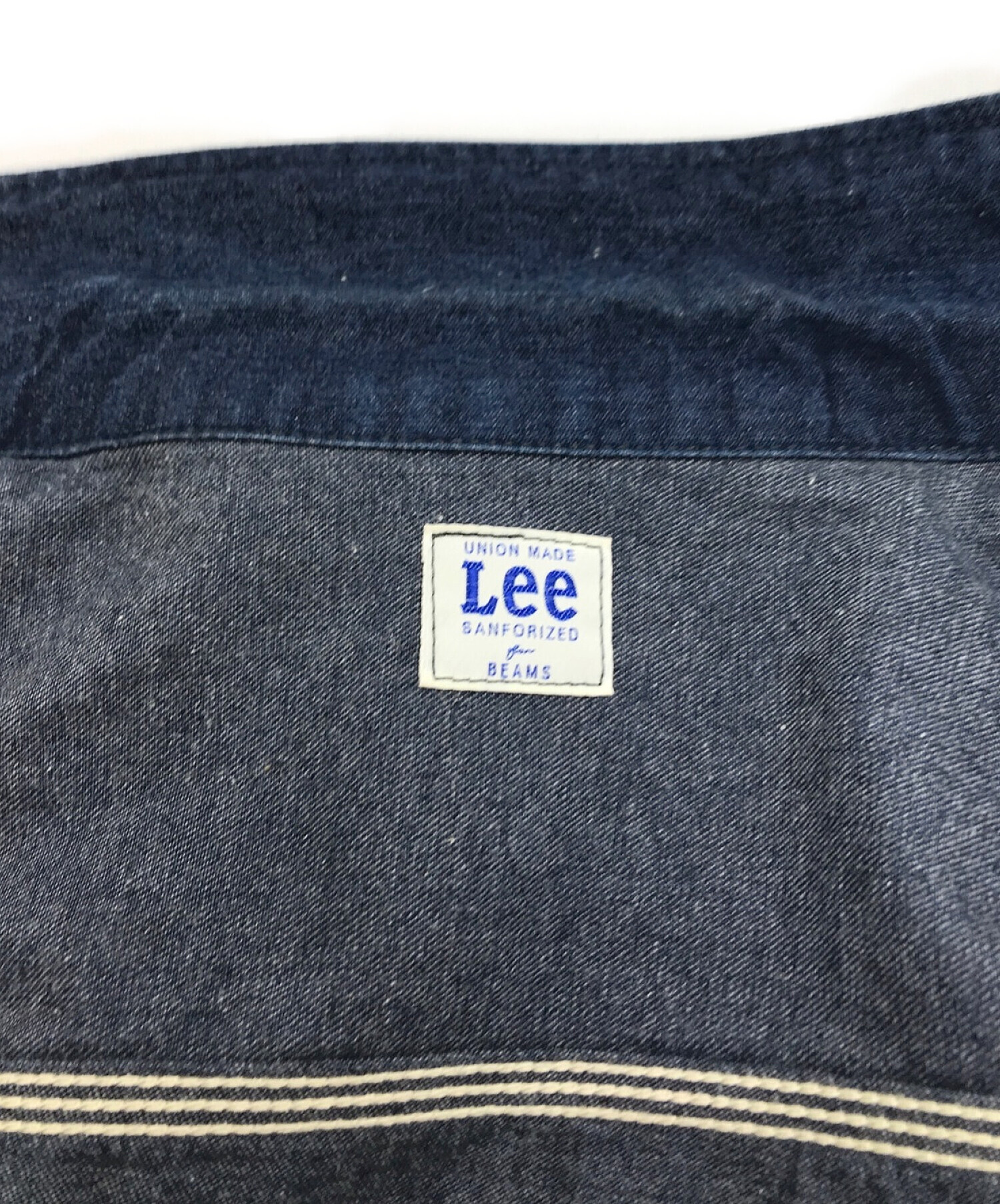 LEE (リー) BEAMS (ビームス) 別注デニムワークジャケット インディゴ サイズ:S