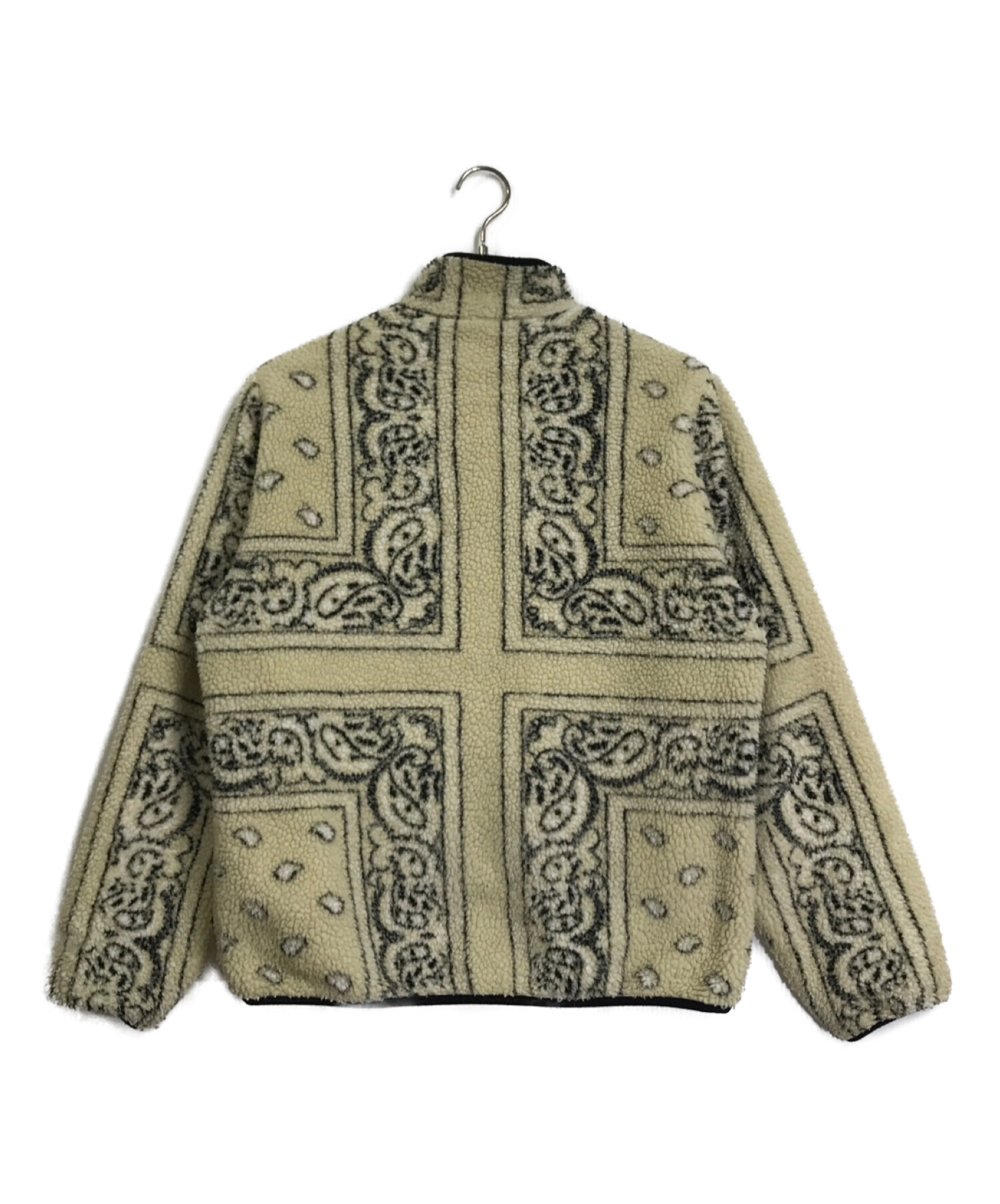 Mサイズ Supreme Bandana Fleece Jacket Tan