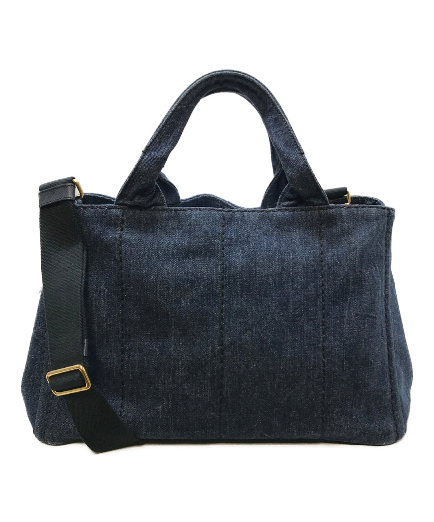 中古・古着通販】PRADA (プラダ) カナパ デニム トートバッグ 