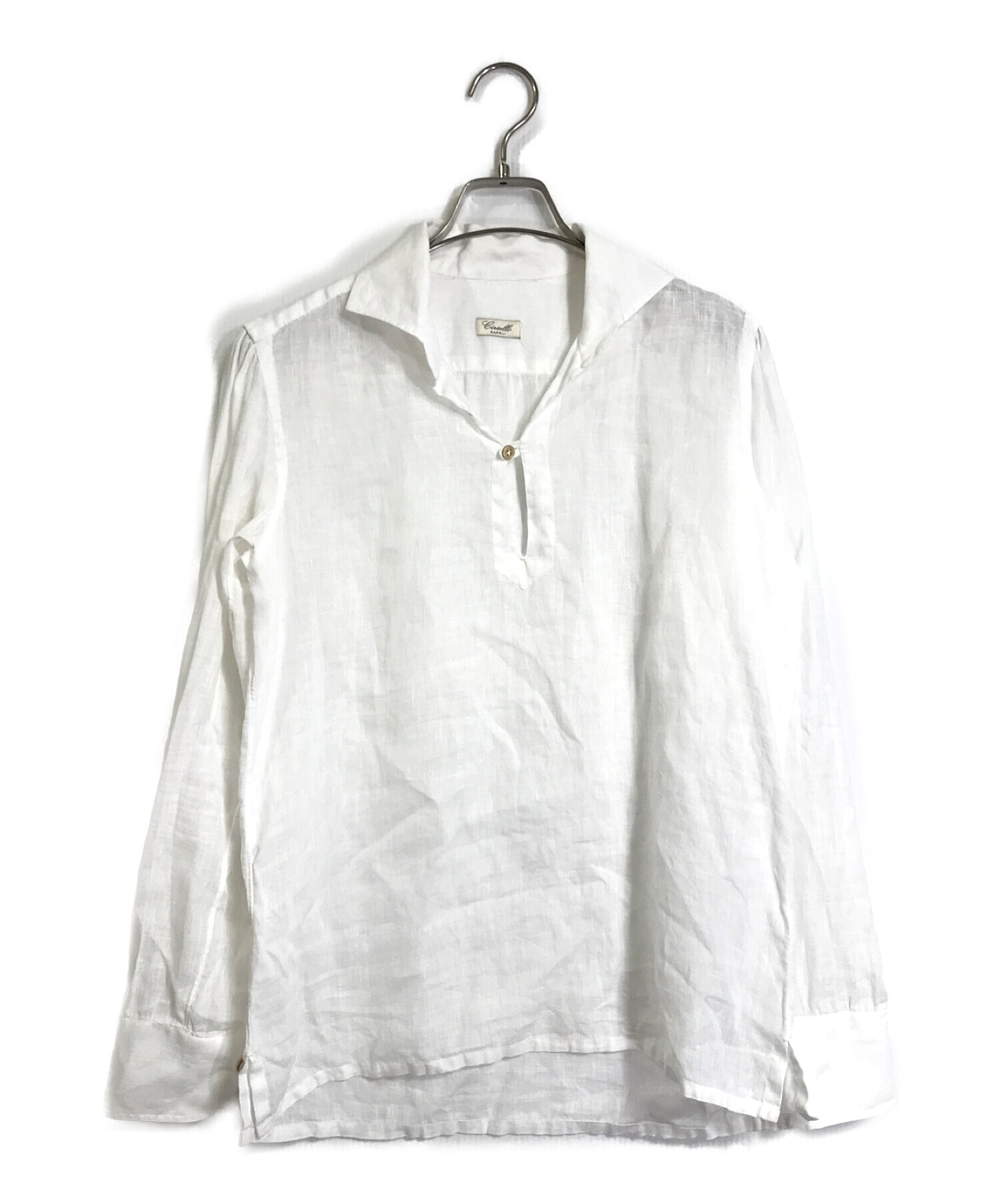 Ciriello (チリエッロ) リネンカプリシャツ ホワイト サイズ:XS